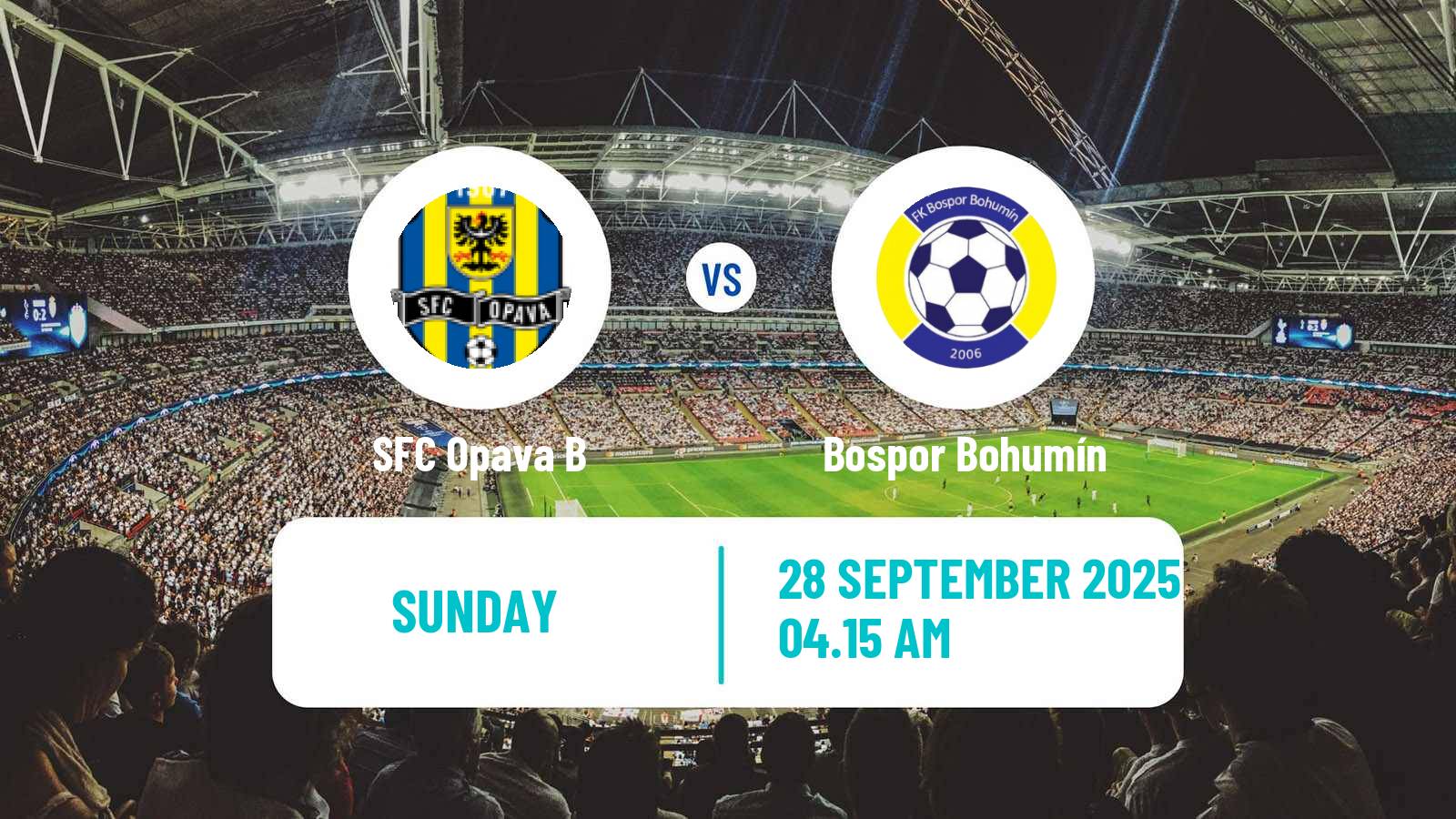 Football Czech Division F Opava B - Bospor Bohumín