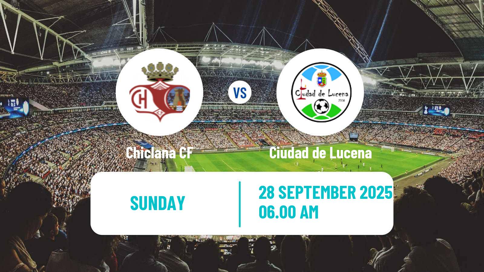 Football Spanish Tercera RFEF - Group 10 Chiclana - Ciudad de Lucena