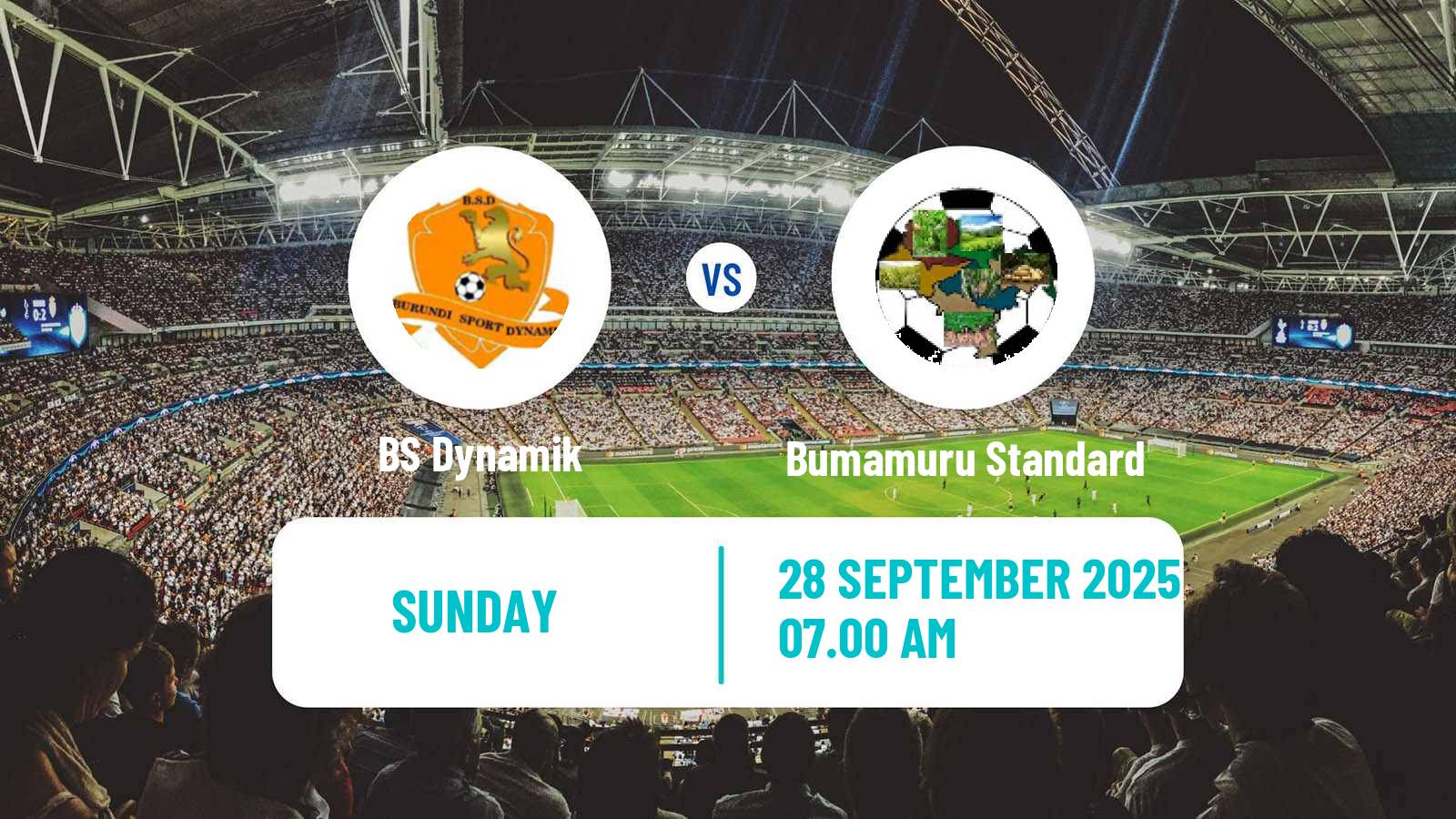 Football Burundi Premier League Dynamik - Bumamuru Standard