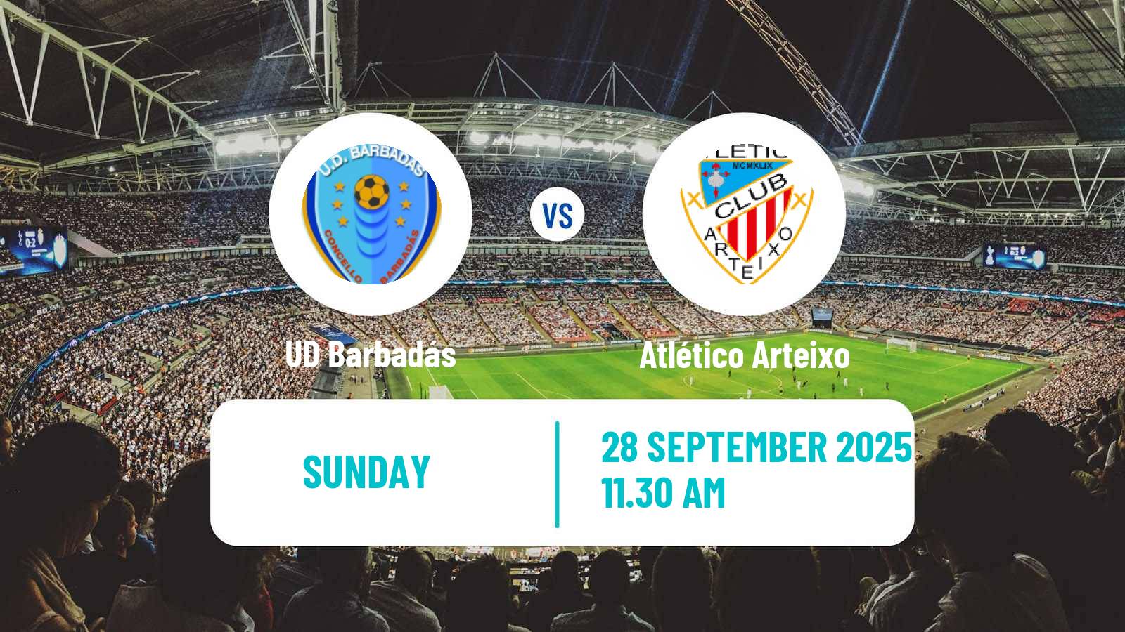 Football Spanish Tercera RFEF - Group 1 Barbadás - Atlético Arteixo