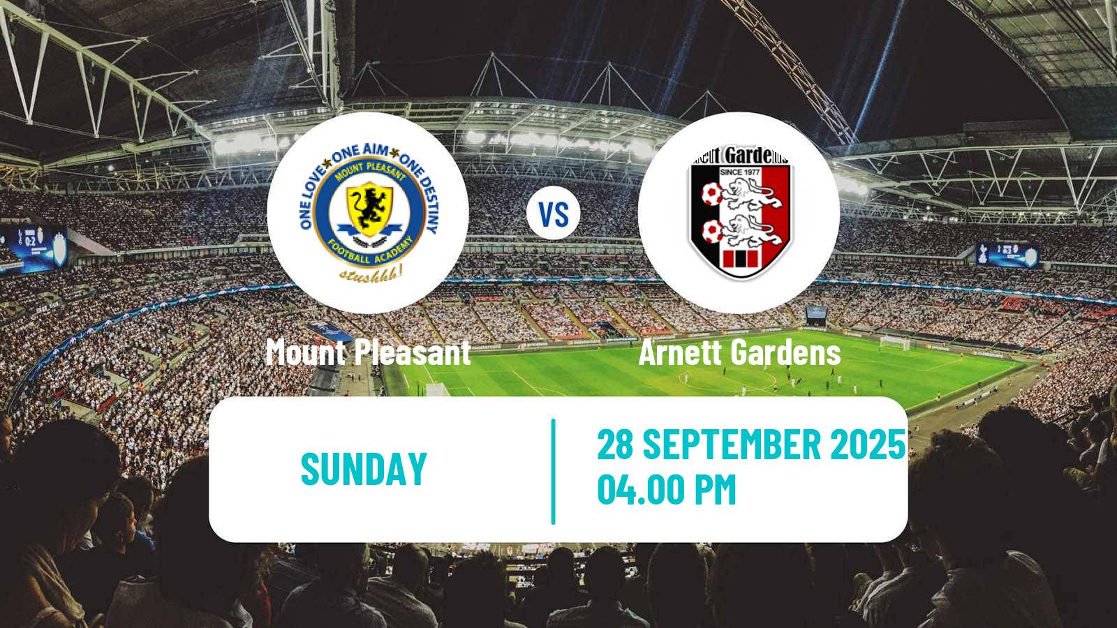 Football Jamaica National Premier League Mount Pleasant - Arnett Gardens