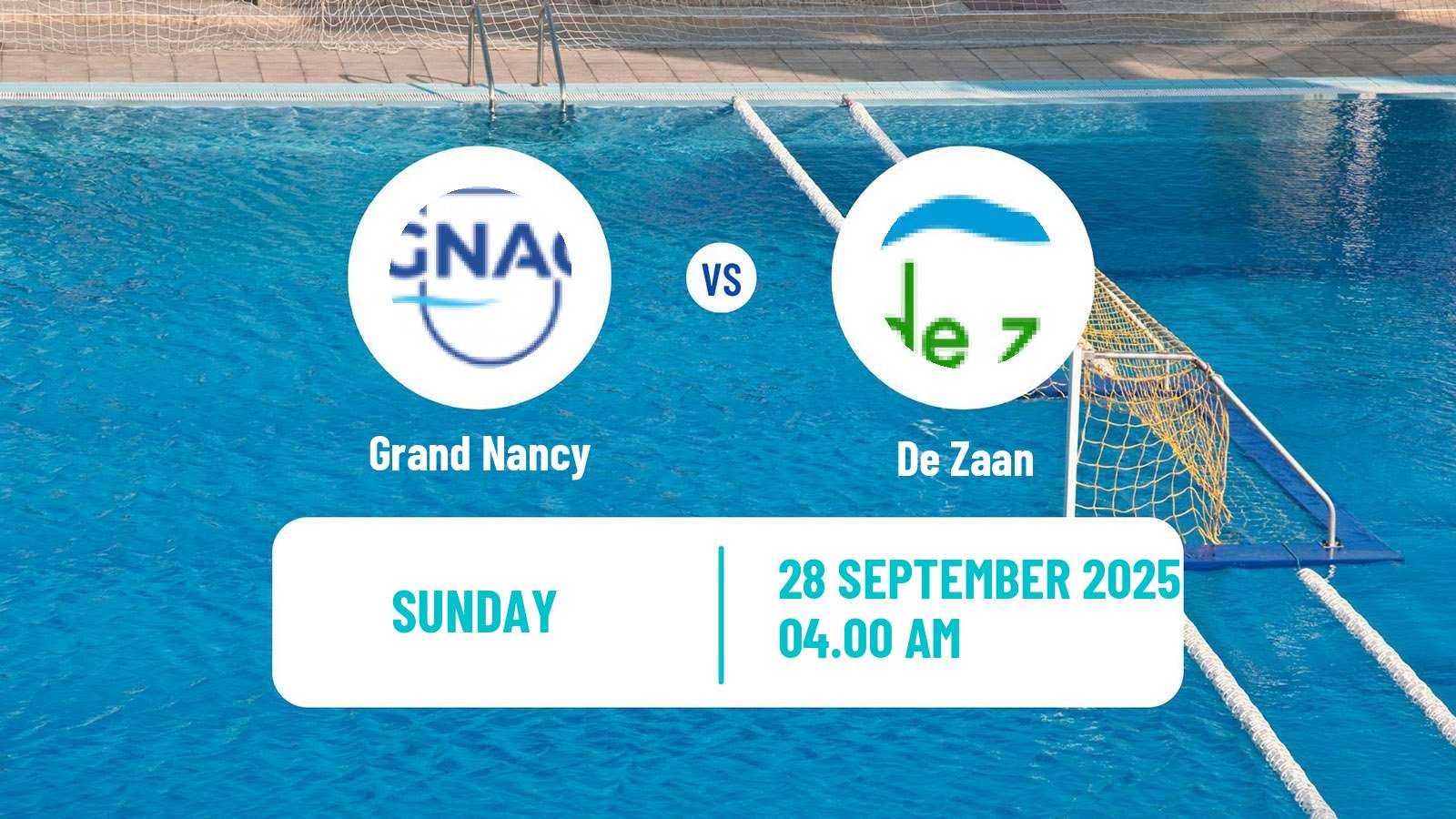 Water polo Champions League Water Polo Women Grand Nancy - De Zaan