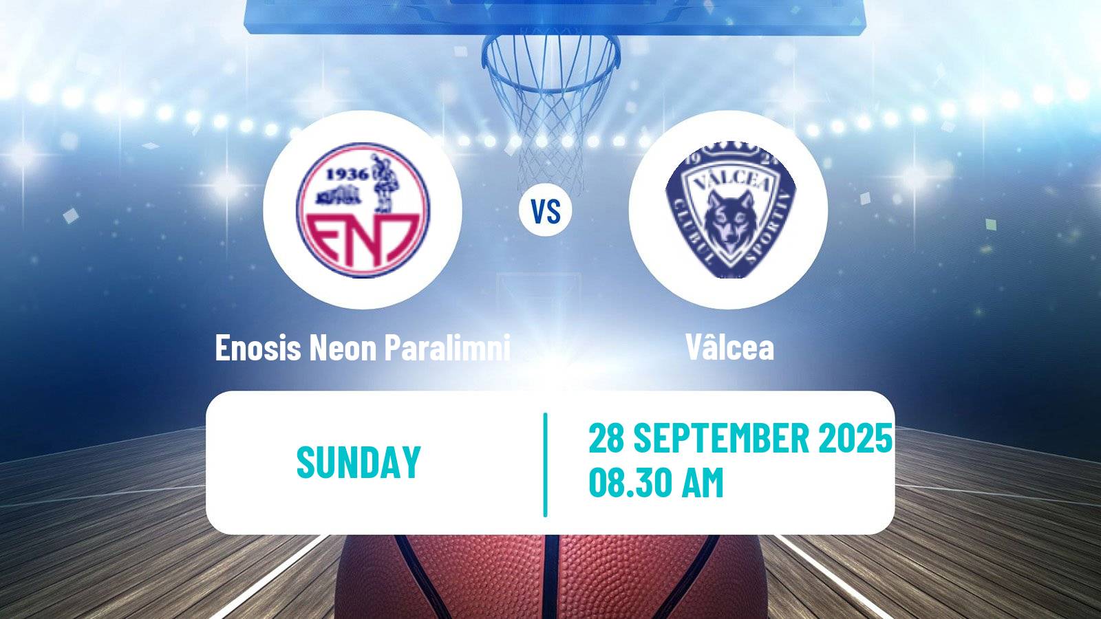 Basketball Club Friendly Basketball Enosis Neon Paralimni - Vâlcea