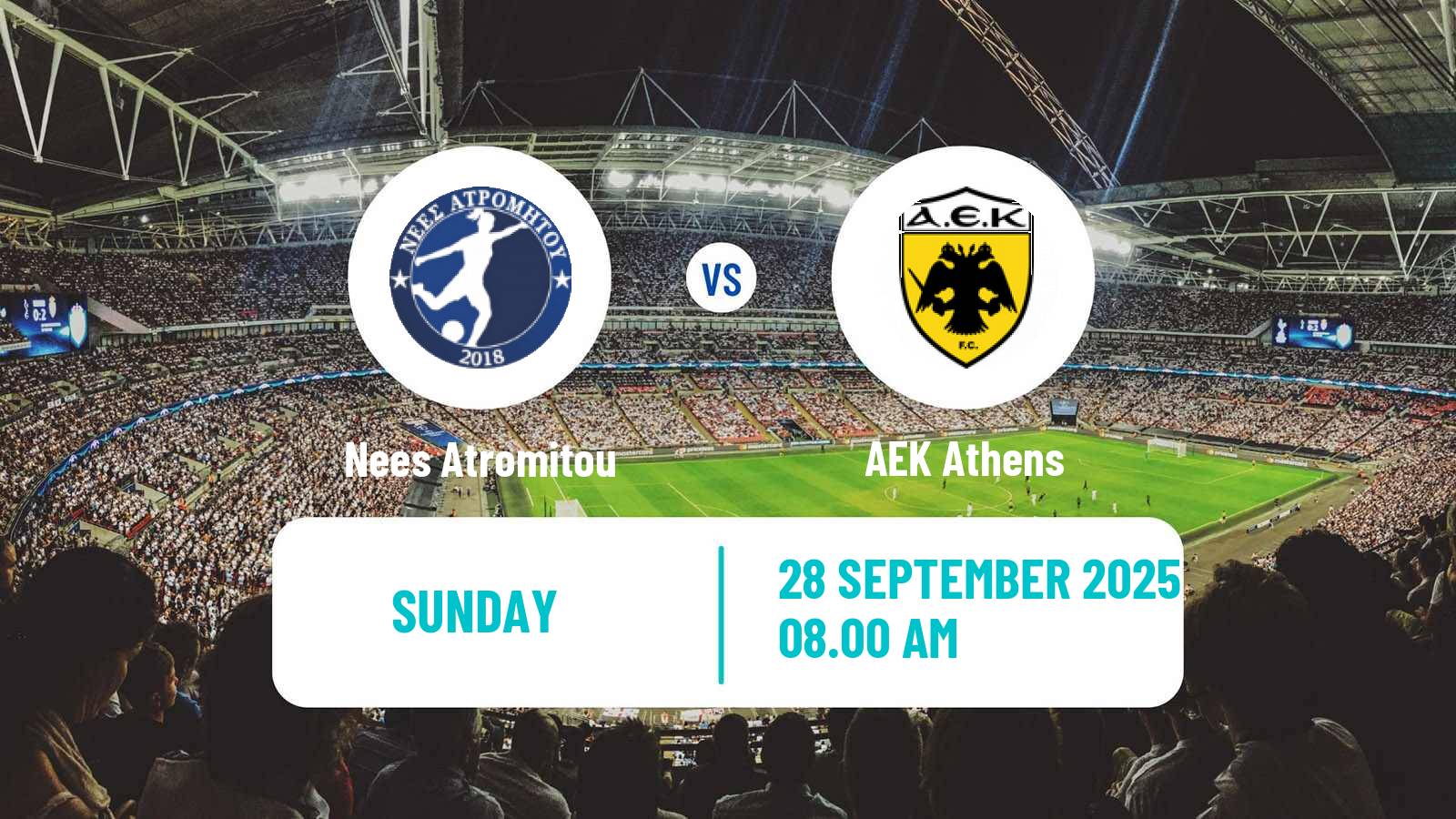 Football Greek Division A Women Nees Atromitou - AEK Athens