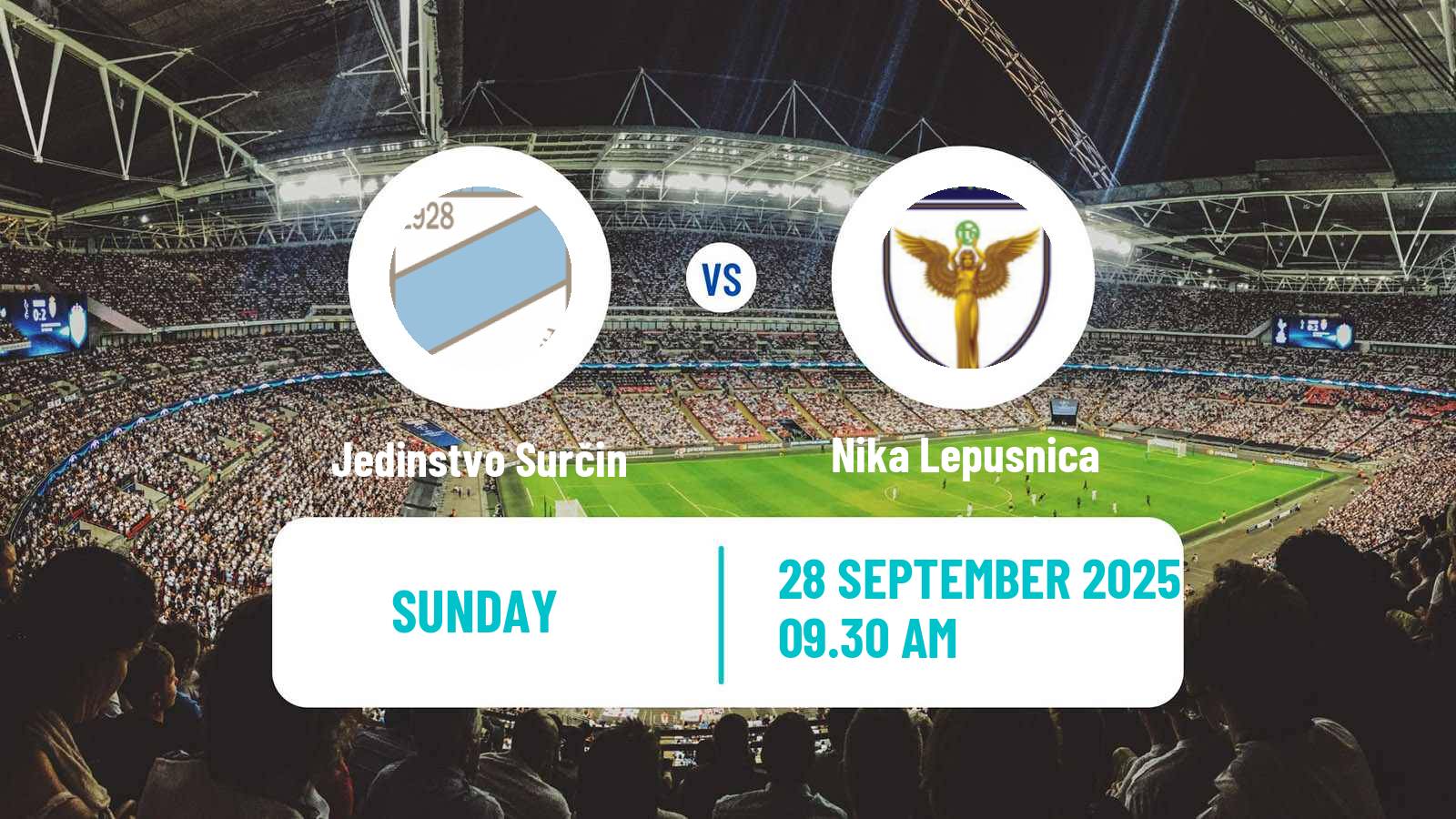 Football Serbian Srpska Liga - Belgrade Jedinstvo Surčin - Nika Lepusnica