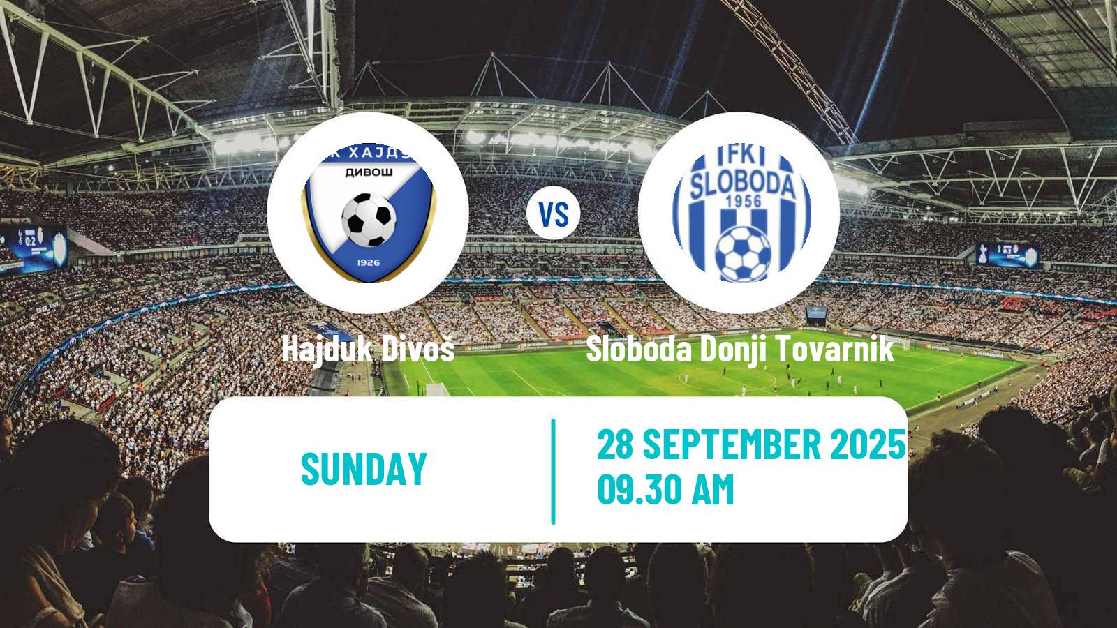 Football Serbian Srpska Liga - Vojvodina Hajduk Divoš - Sloboda Donji Tovarnik