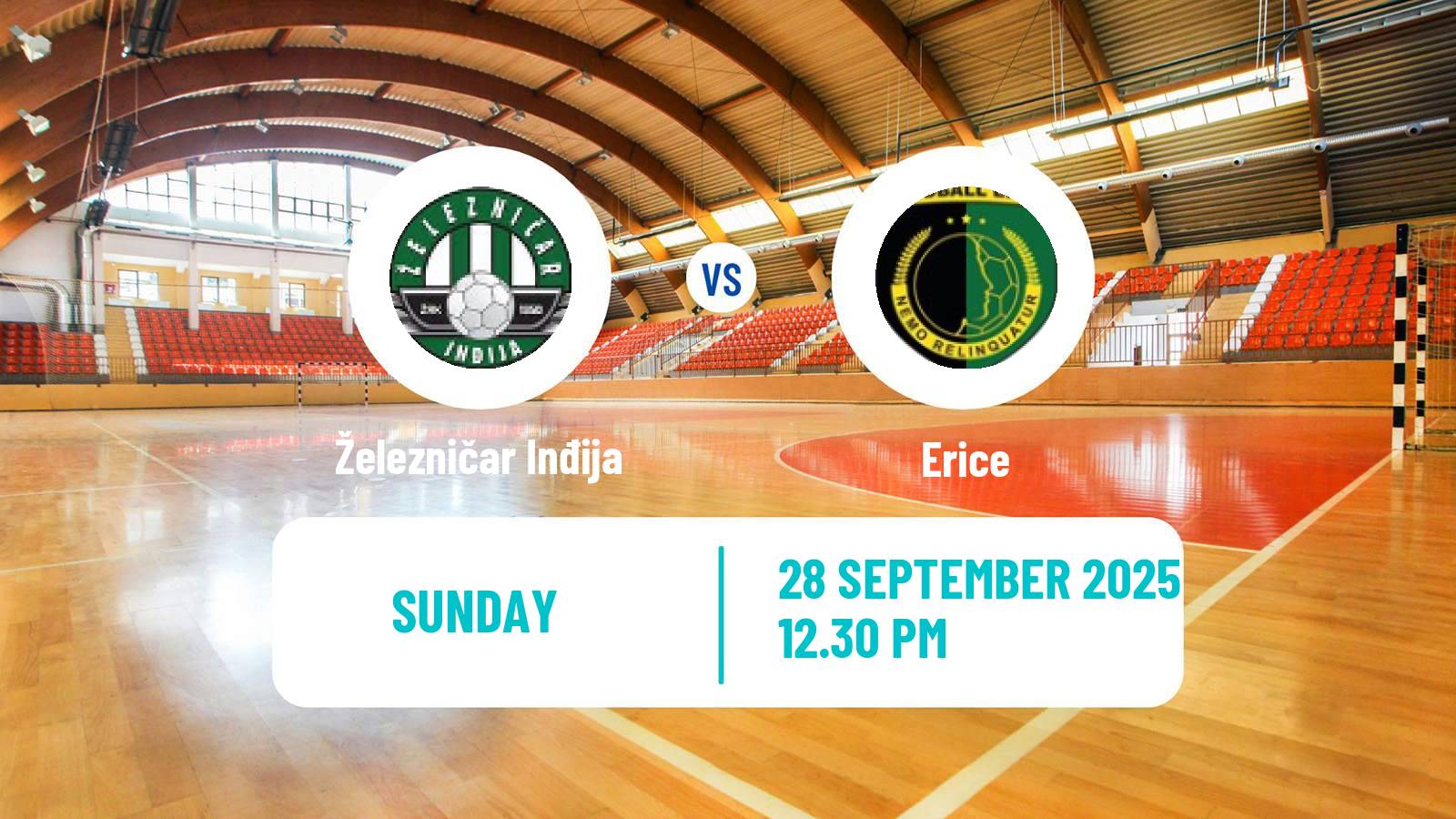 Handball EHF European Cup Women Železničar Inđija - Erice