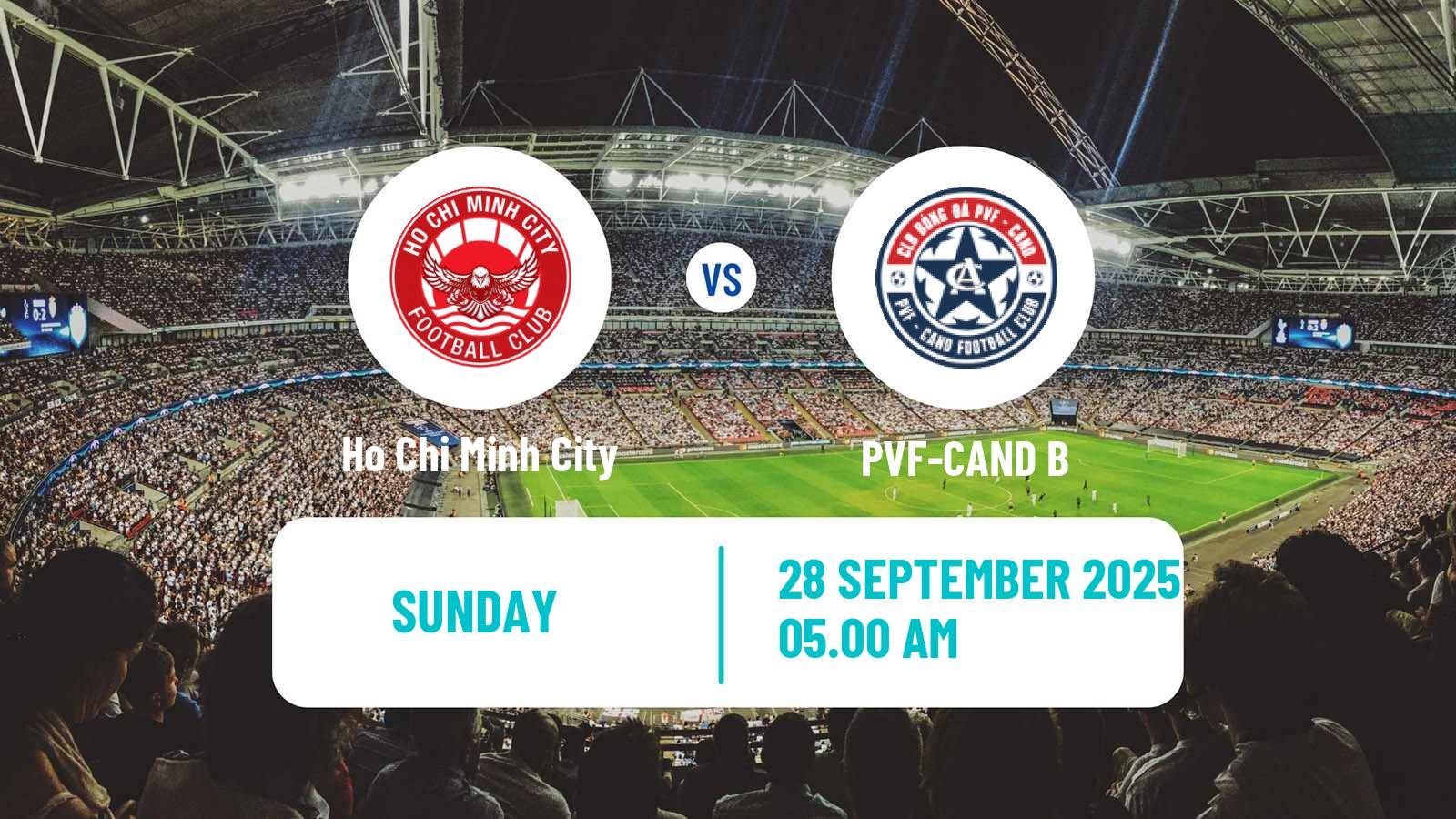 Football Vietnamese V League 2 Ho Chi Minh City - PVF-CAND B