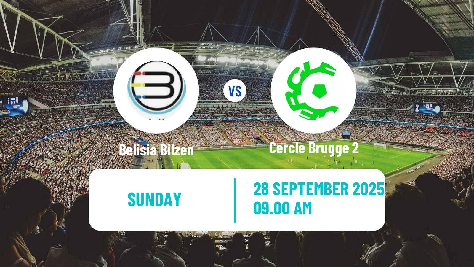 Football Belgian National Division 1 VV Belisia Bilzen - Cercle Brugge 2