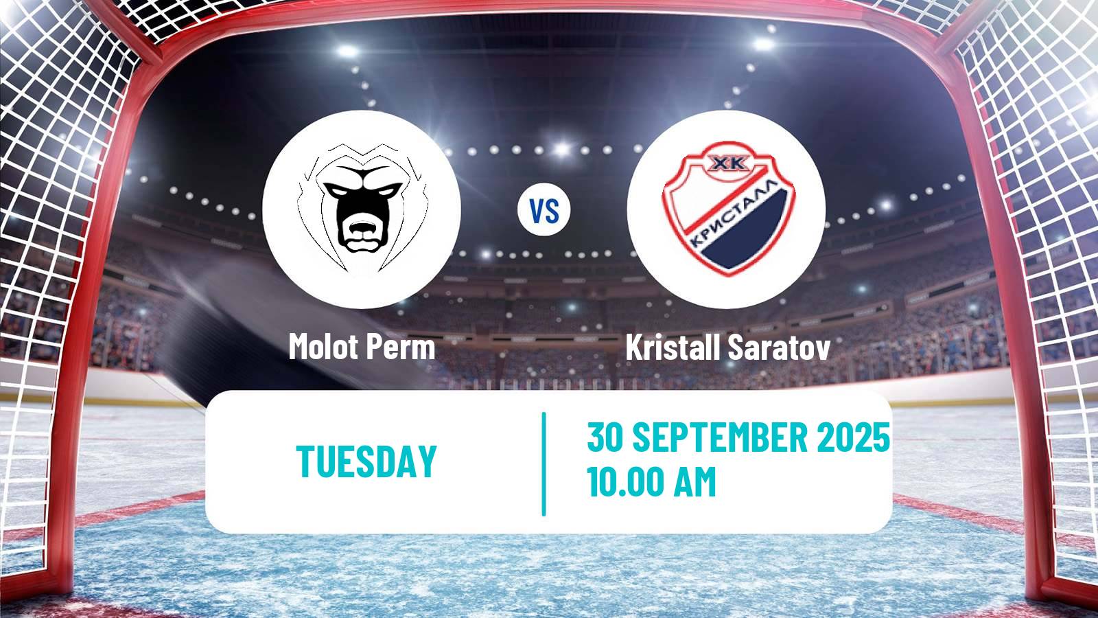 Hockey VHL Molot Perm - Kristall Saratov