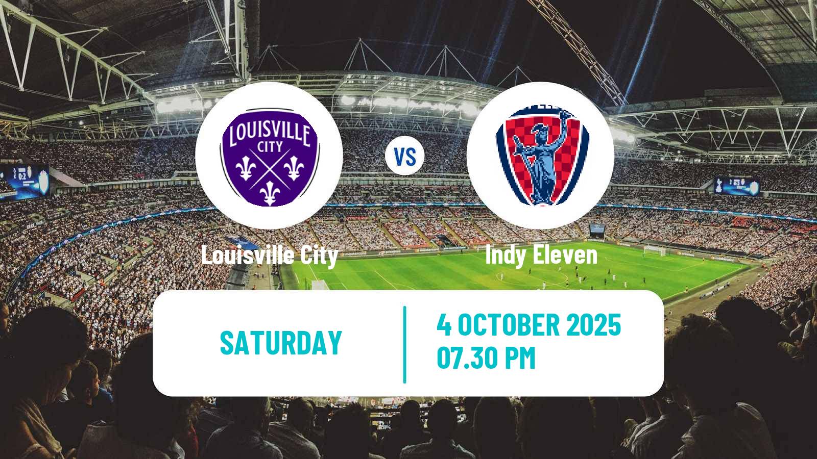 Football USL Championship Louisville City - Indy Eleven