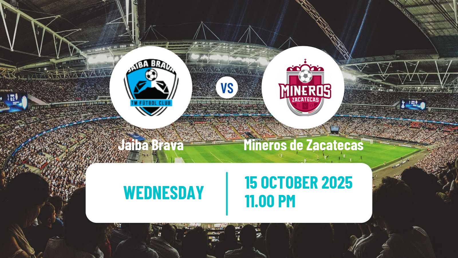 Football Mexican Liga de Expansion MX Jaiba Brava - Mineros de Zacatecas