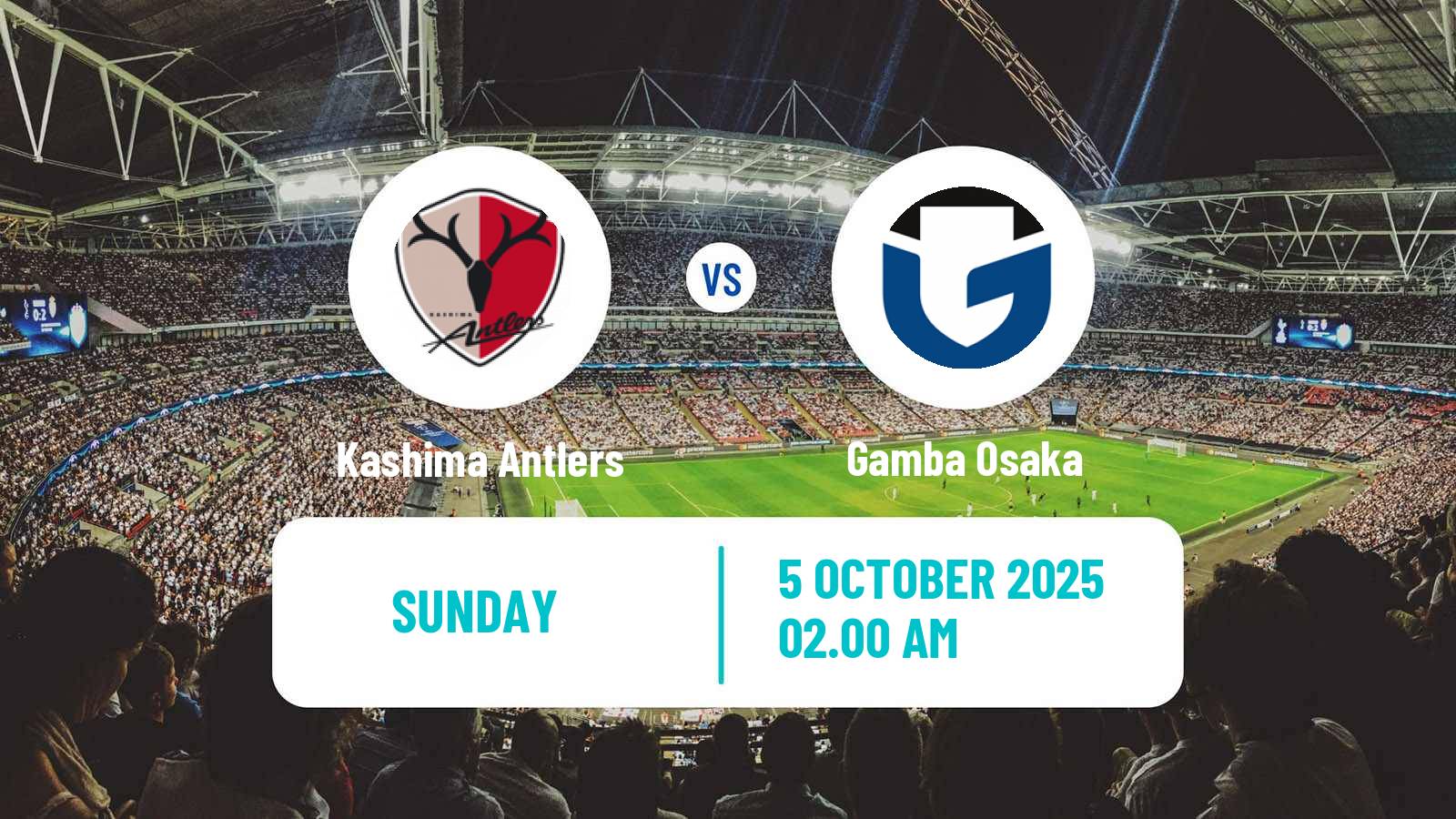 Football Japan J1 League Kashima Antlers - Gamba Osaka