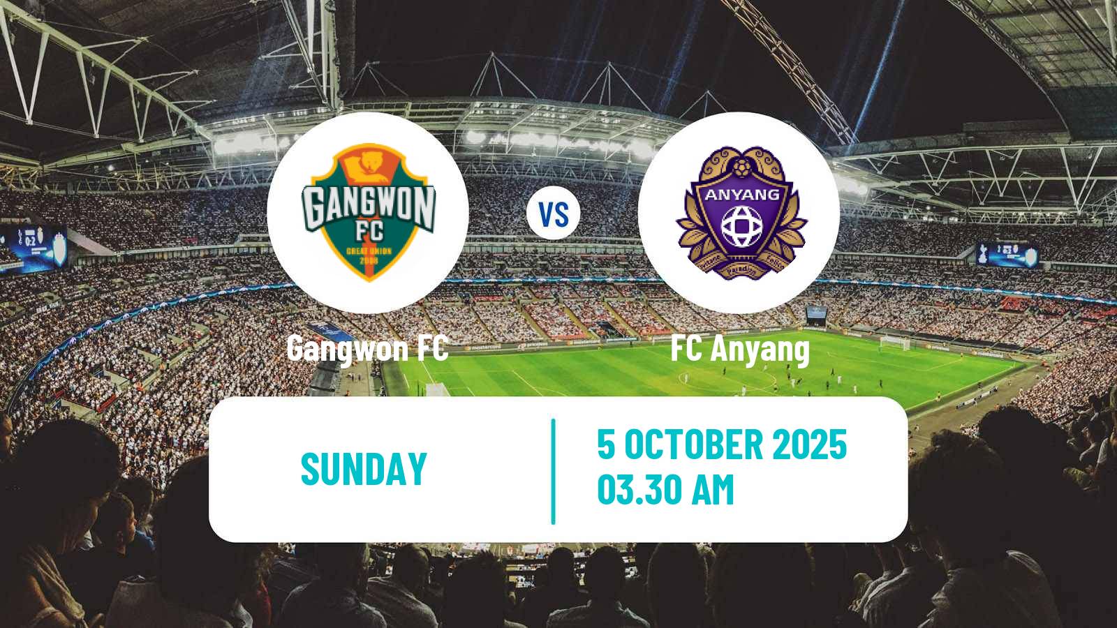 Football South Korean K-League 1 Gangwon - Anyang