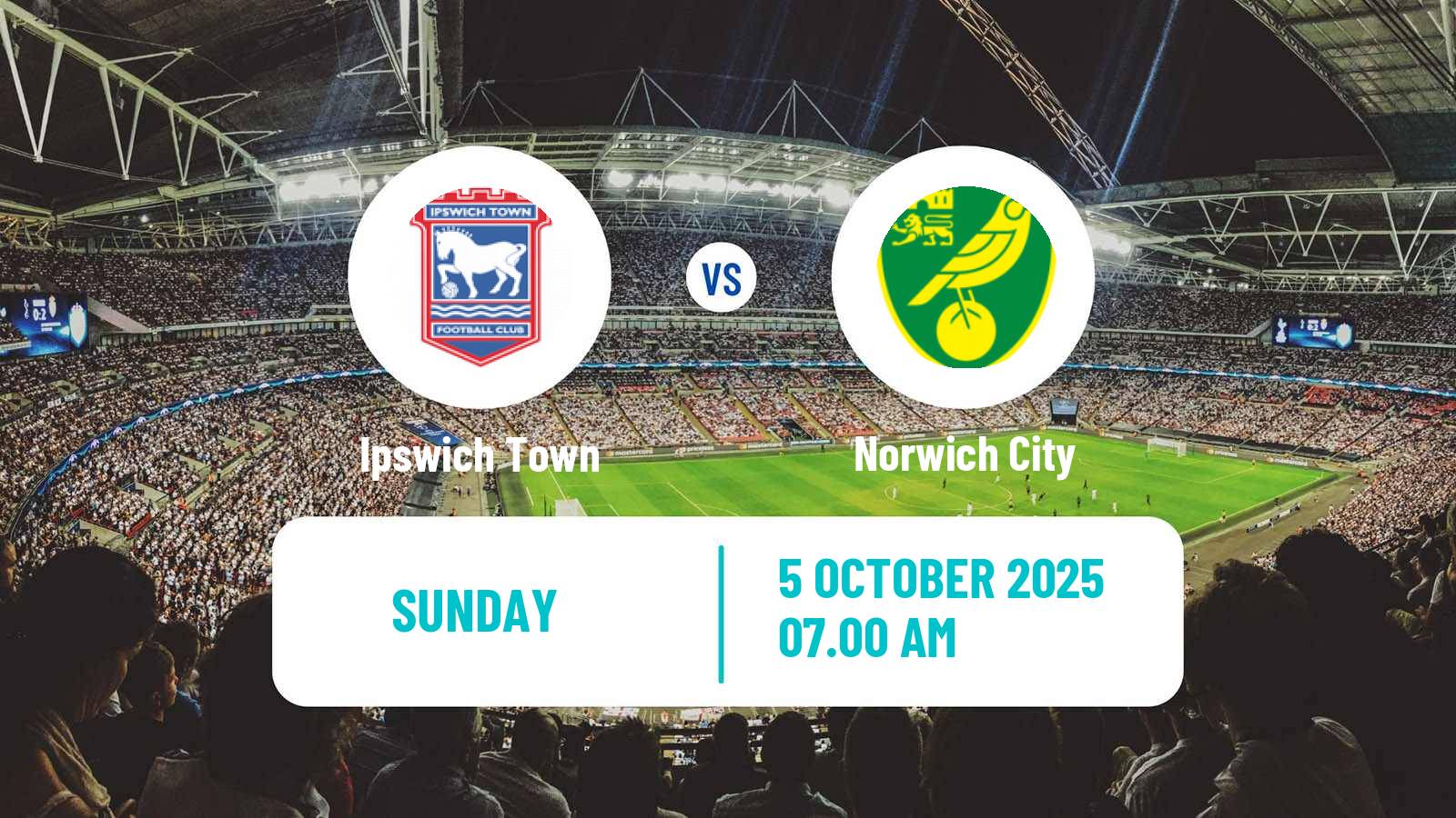 Football English League Championship Ipswich Town - Norwich City