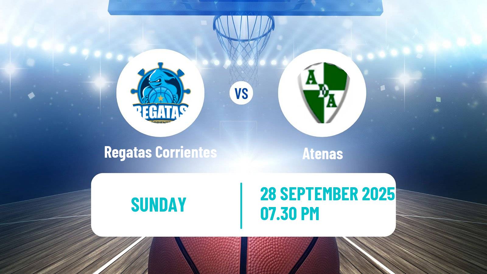 Basketball Argentinian LNB Regatas Corrientes - Atenas