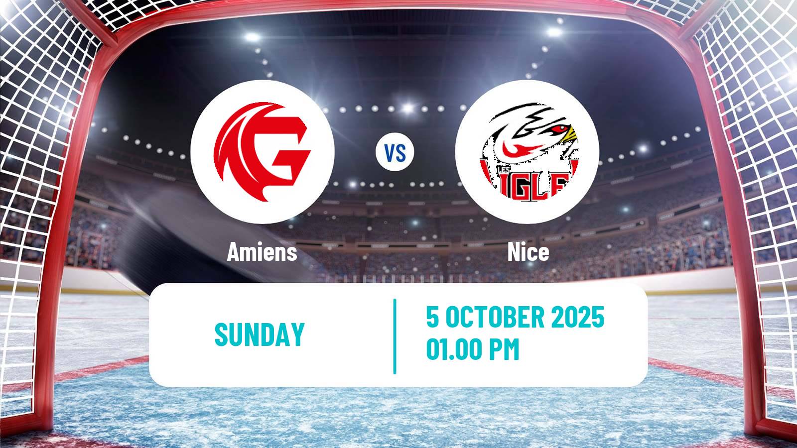 Hockey French Ligue Magnus Amiens - Nice