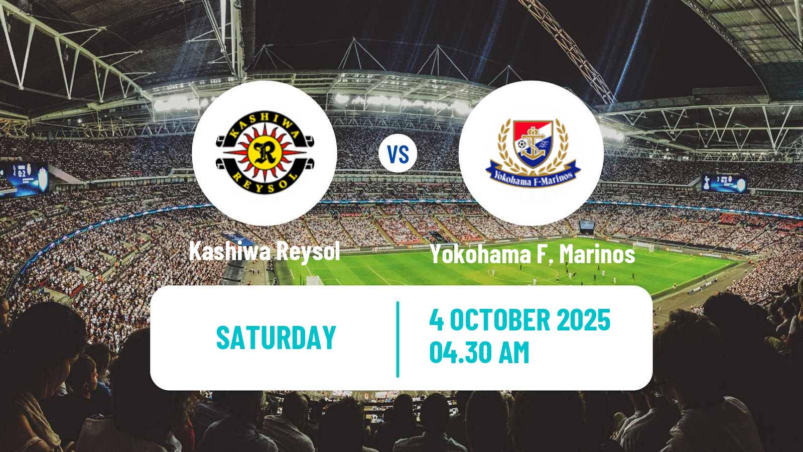 Football Japan J1 League Kashiwa Reysol - Yokohama F. Marinos