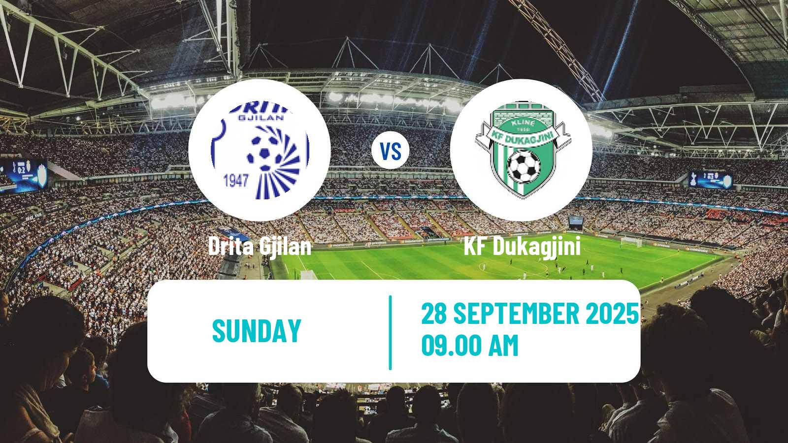 Football Kosovo Superliga Drita Gjilan - Dukagjini