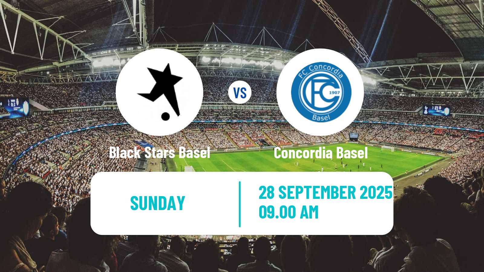 Football Swiss 1 Liga Classic Group 2 Black Stars Basel - Concordia Basel