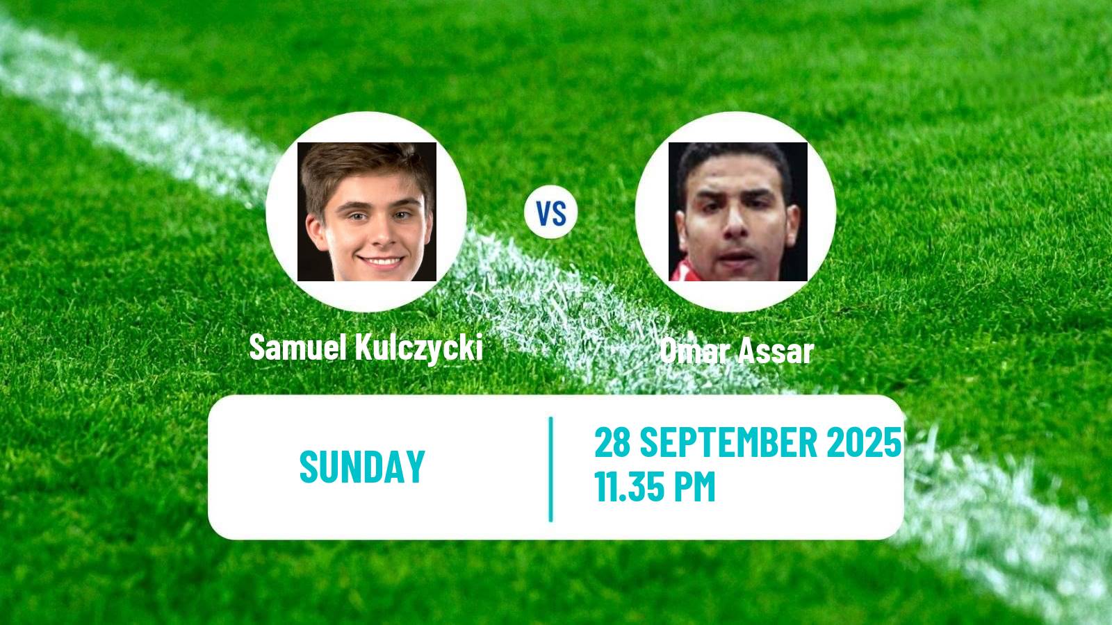 Table tennis China Smash Men Samuel Kulczycki - Omar Assar