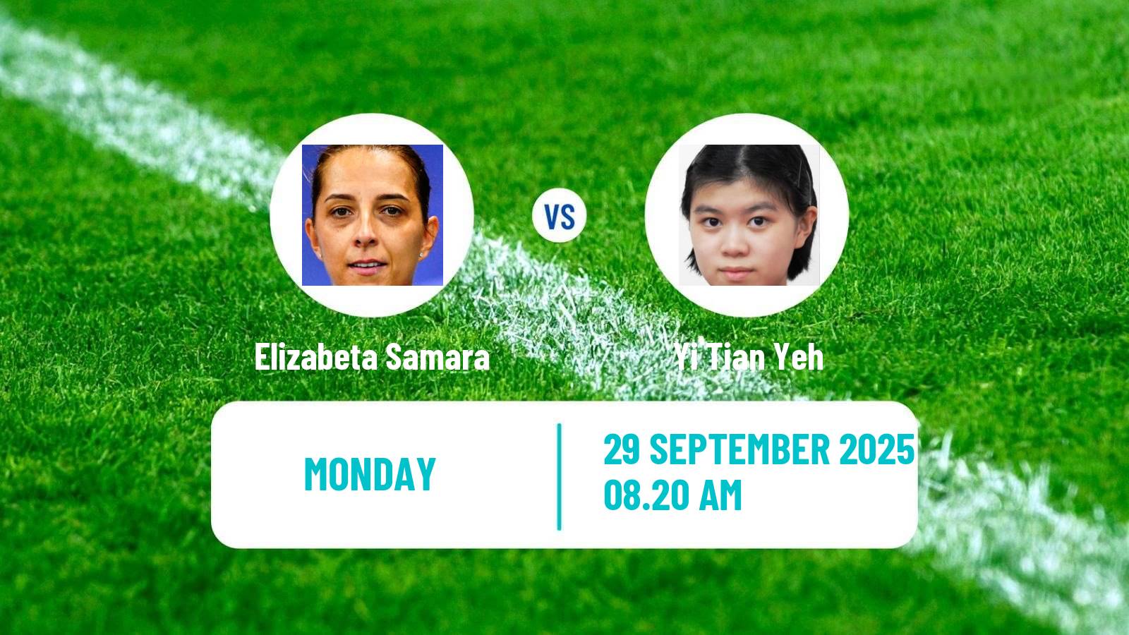 Table tennis China Smash Women Elizabeta Samara - Yi Tian Yeh