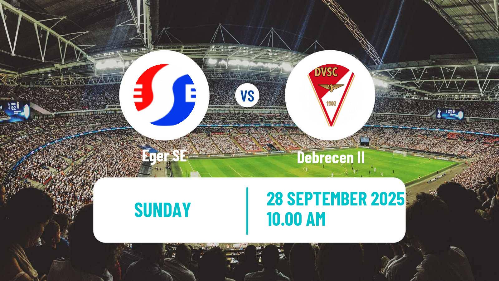 Football Hungarian NB III Northeast Eger - Debrecen II