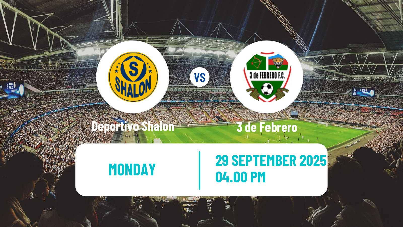 Football Bolivian Nacional B Deportivo Shalon - 3 de Febrero