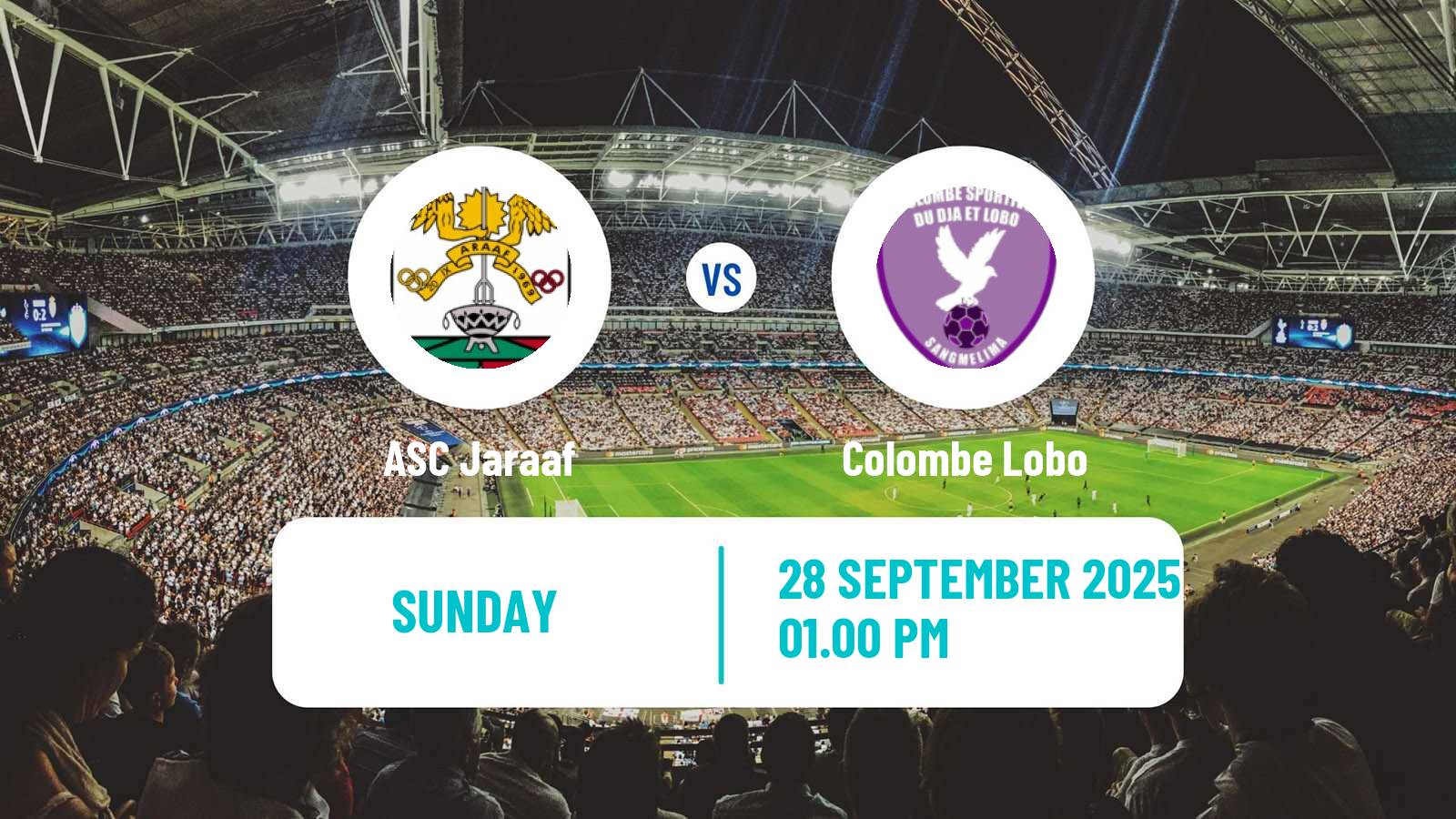 Football CAF Champions League Jaraaf - Colombe Lobo