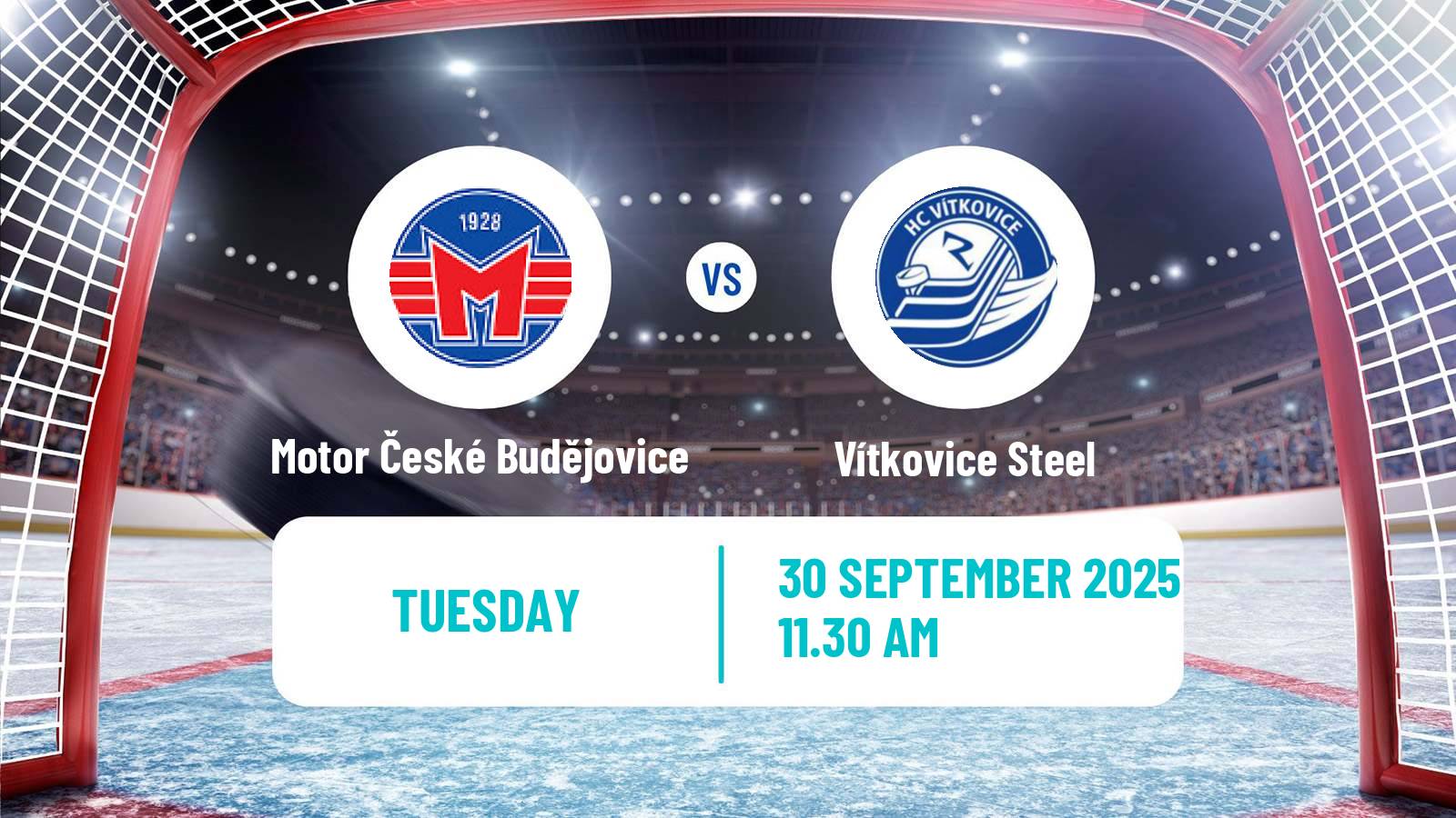 Hockey Czech Extraliga Motor České Budějovice - Vítkovice Steel