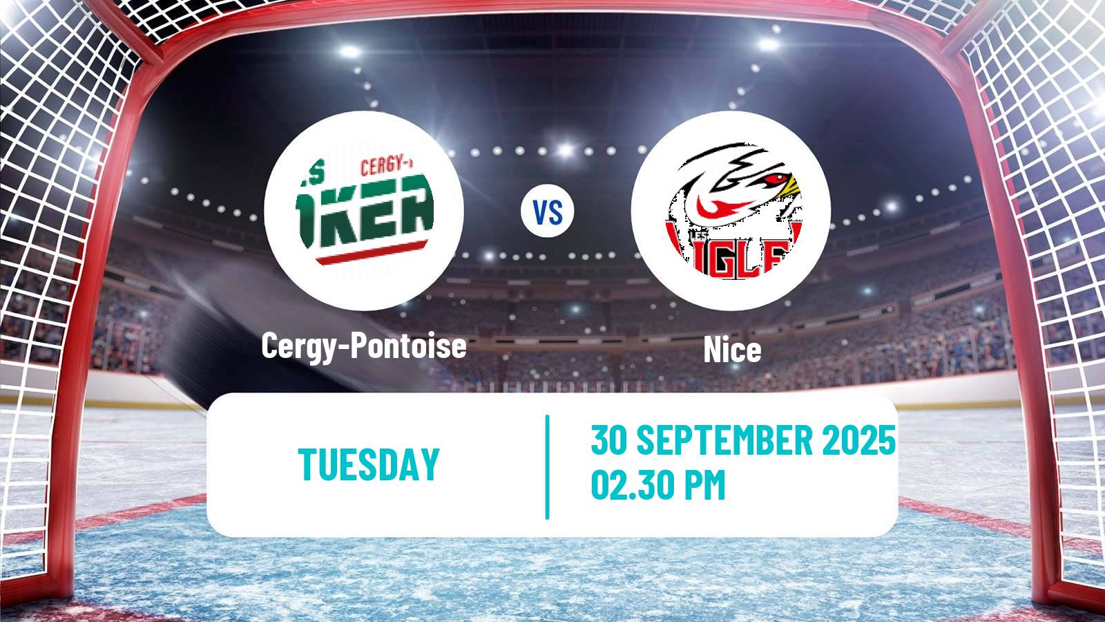 Hockey French Ligue Magnus Cergy-Pontoise - Nice