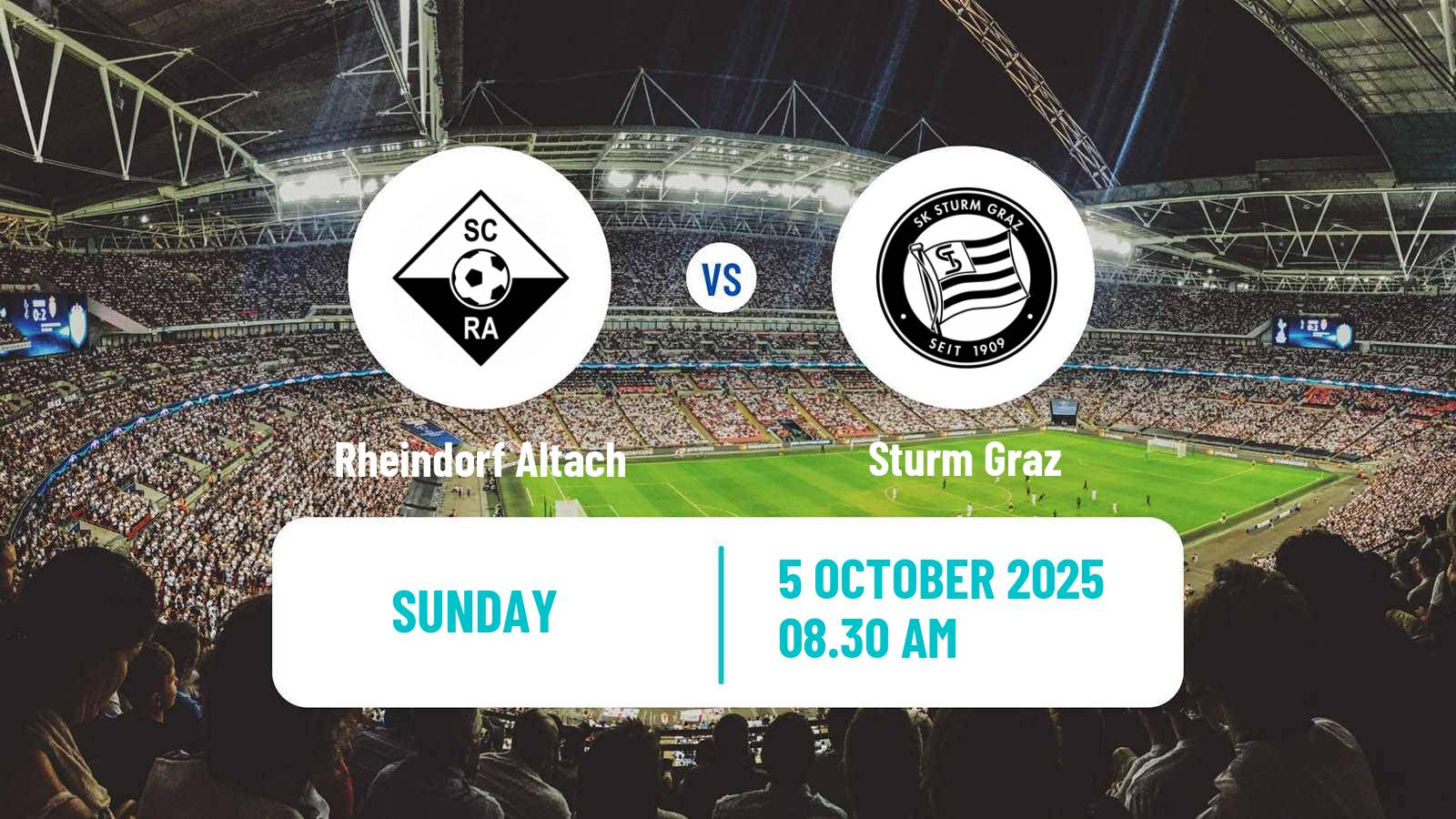 Football Austrian Bundesliga Rheindorf Altach - Sturm Graz