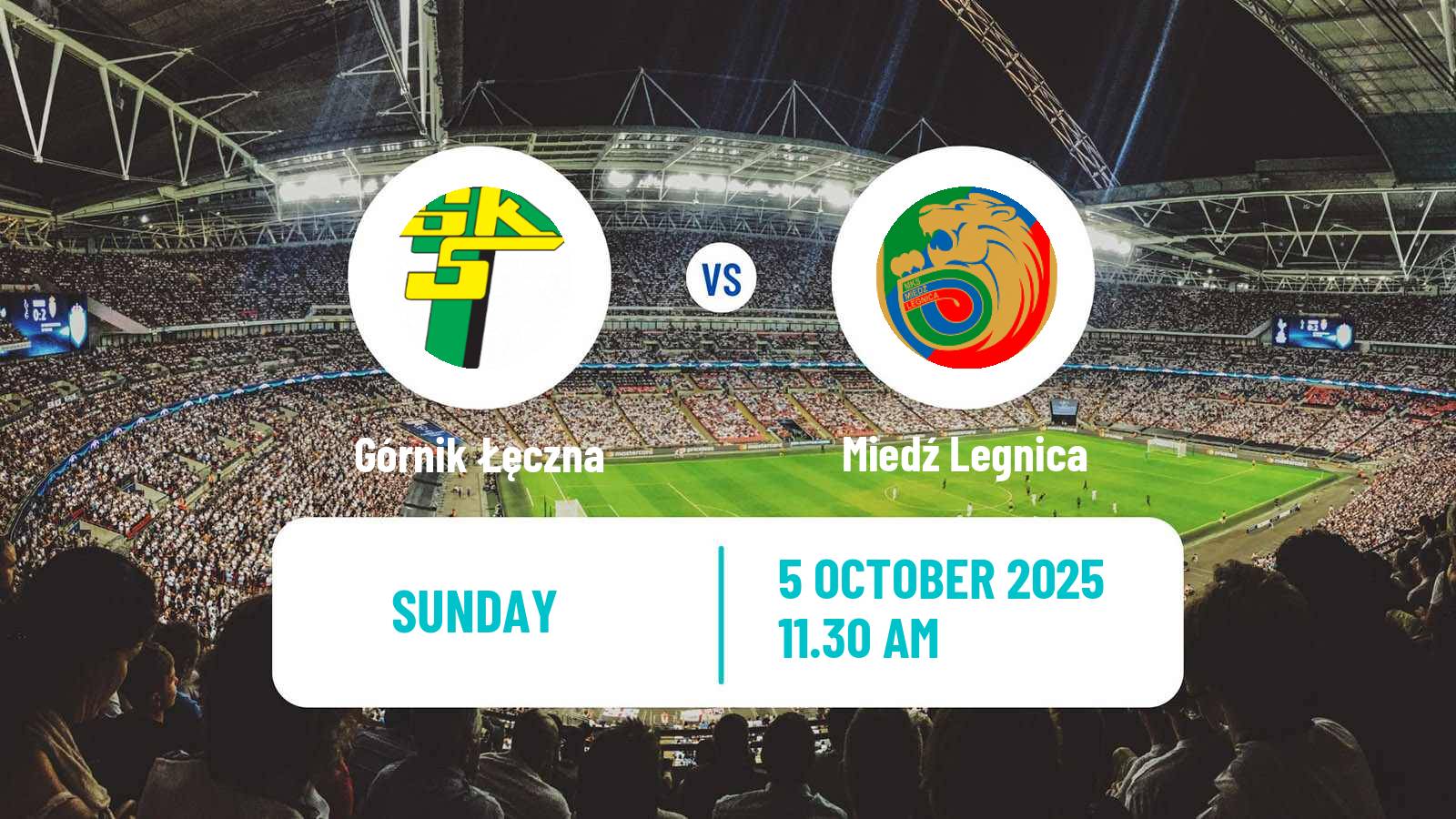 Football Polish Division 1 Górnik Łęczna - Miedź Legnica