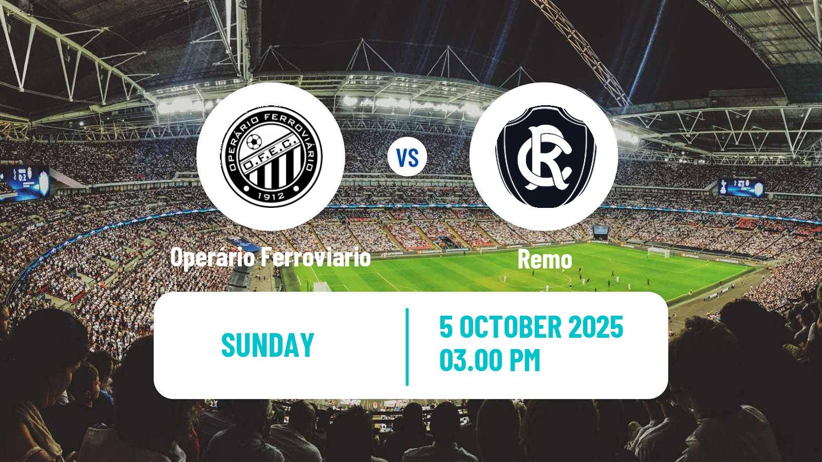 Football Brazilian Serie B Operário Ferroviario - Remo