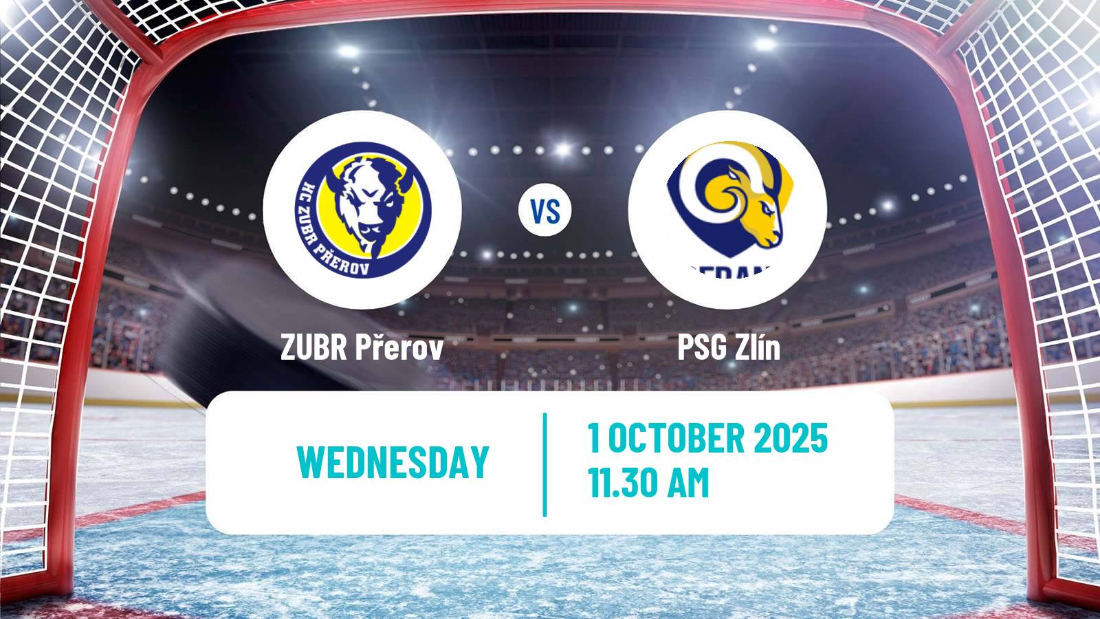 Hockey Czech Chance Liga ZUBR Přerov - PSG Zlín