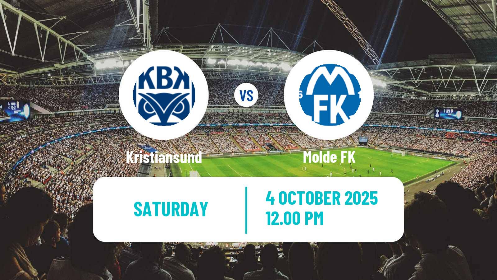 Football Norwegian Eliteserien Kristiansund - Molde