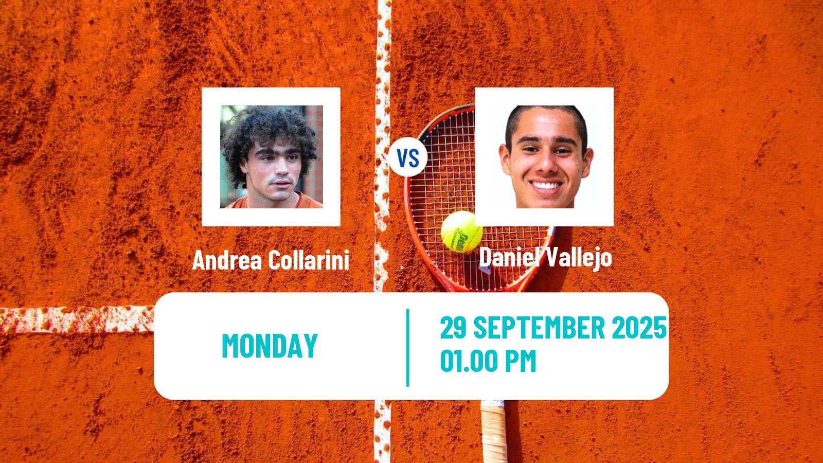 Tennis Antofagasta Challenger Men Andrea Collarini - Daniel Vallejo