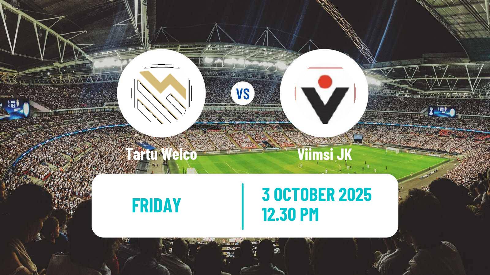 Football Estonian Esiliiga Tartu Welco - Viimsi JK