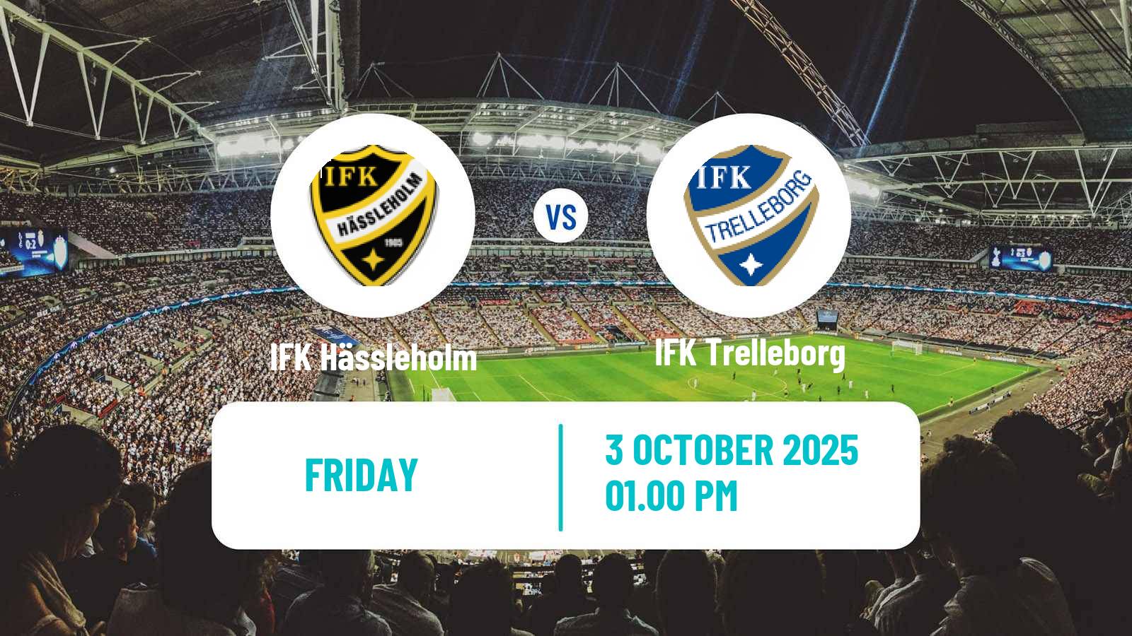 Football Swedish Division 2 - Södra Götaland IFK Hässleholm - IFK Trelleborg