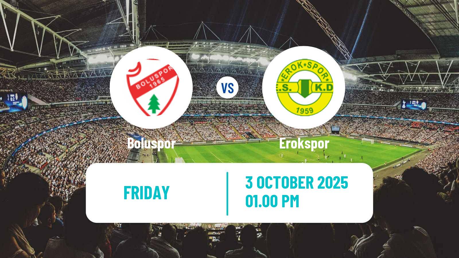 Football Turkish First League Boluspor - Erokspor