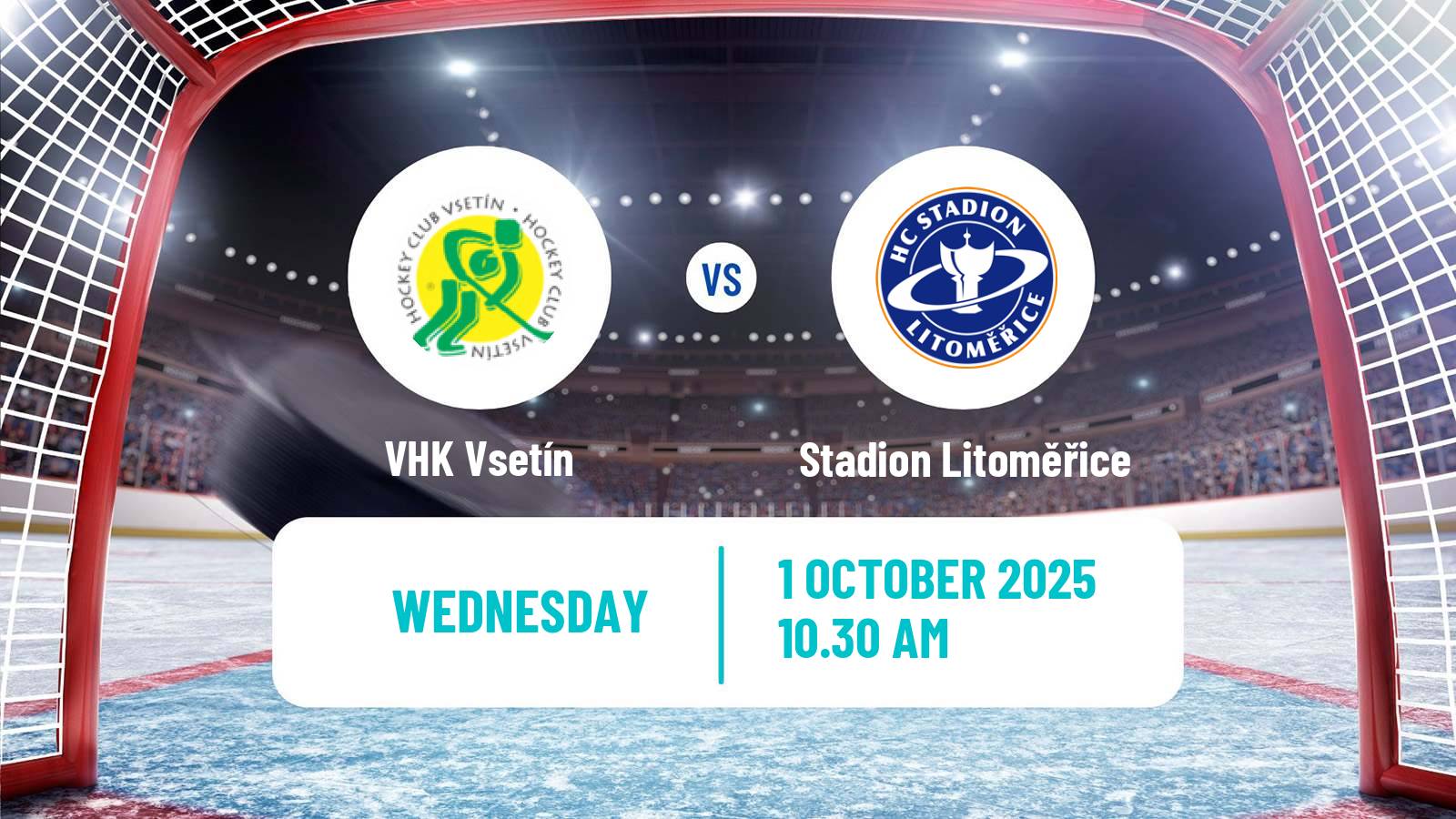 Hockey Czech Chance Liga Vsetín - Stadion Litoměřice