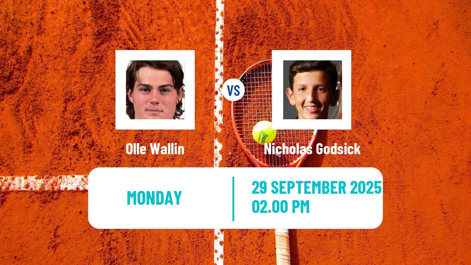 Tennis Tiburon Challenger Men Olle Wallin - Nicholas Godsick