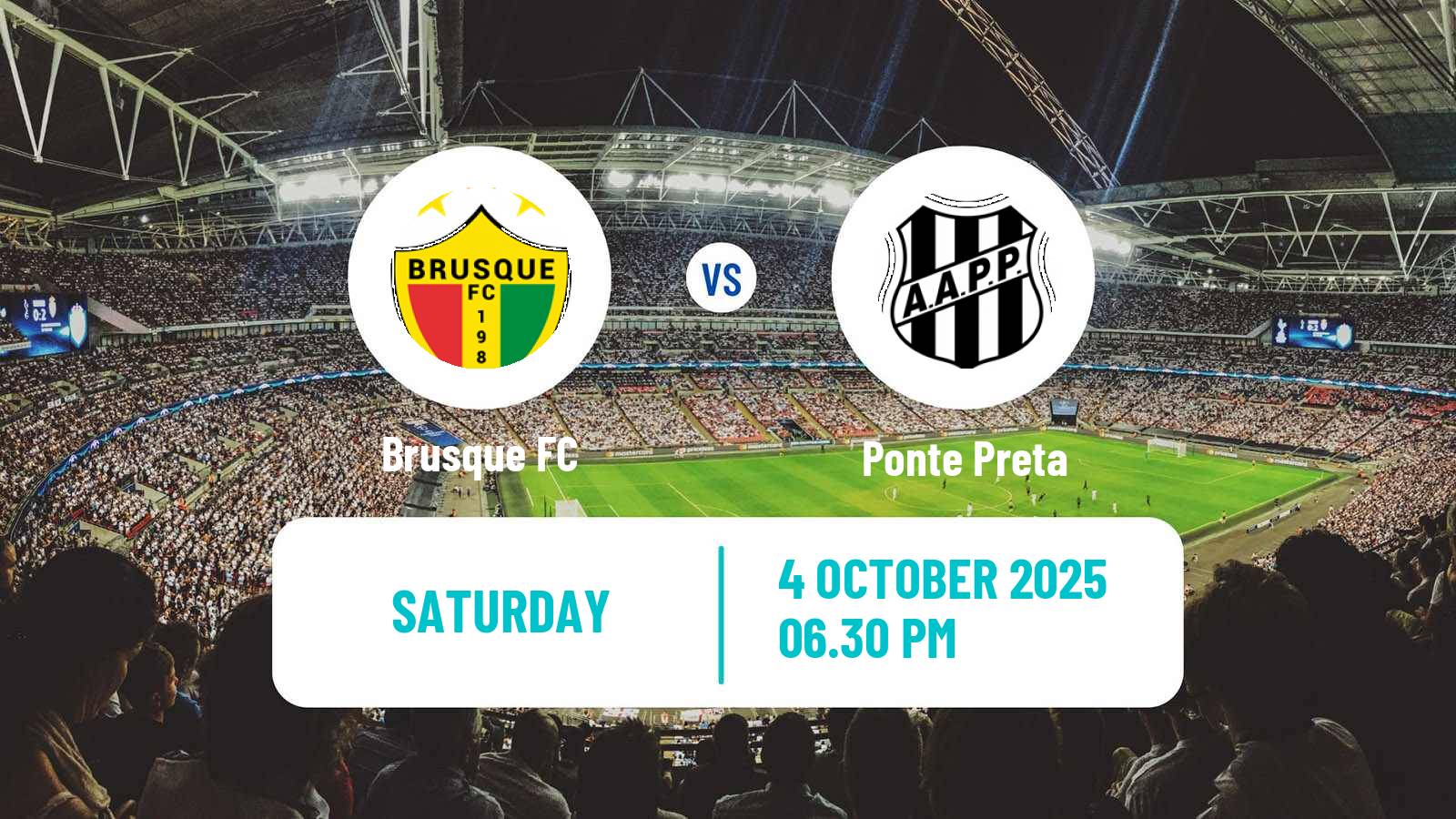 Football Brazilian Serie C Brusque - Ponte Preta