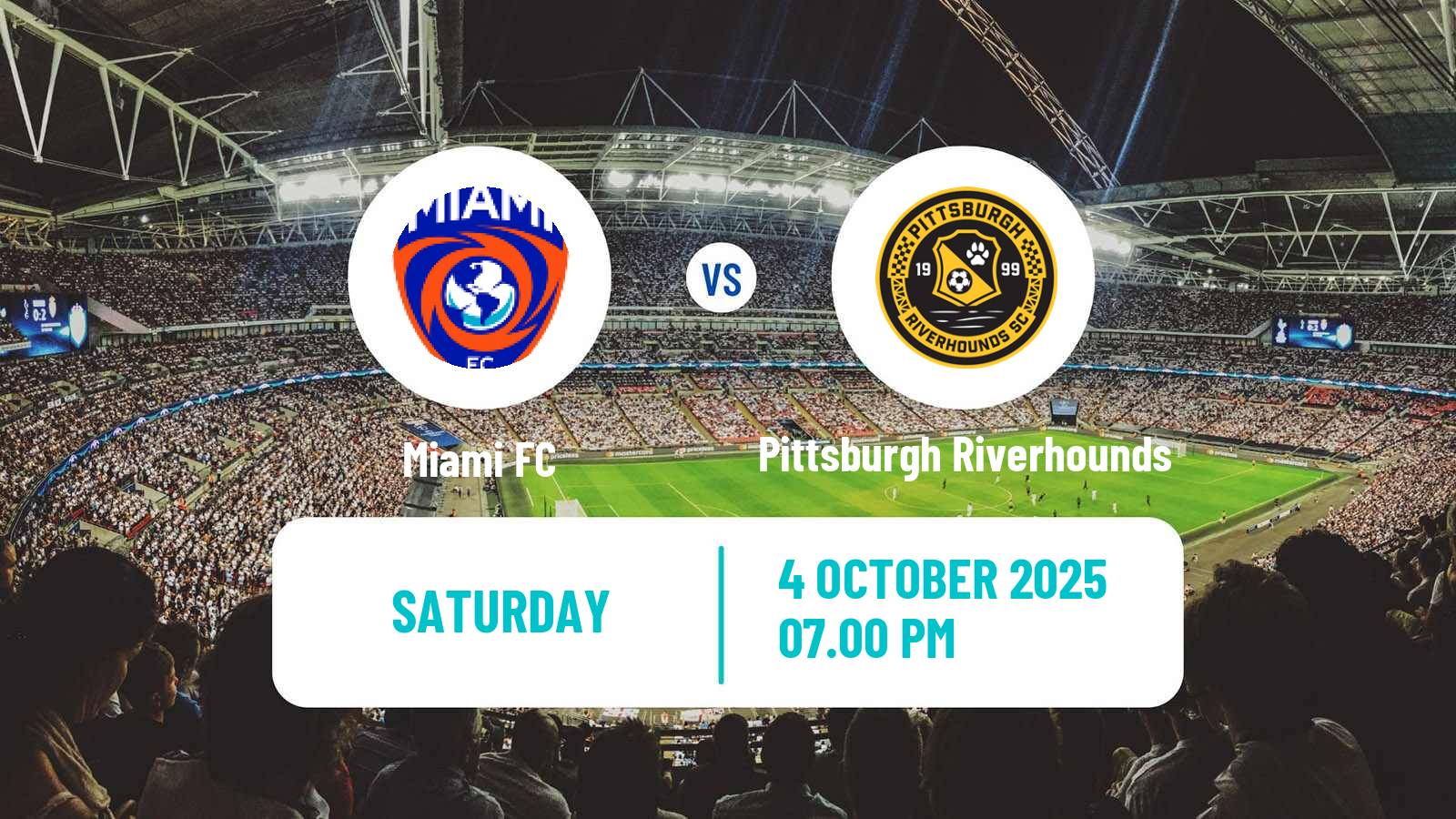 Football USL Championship Miami - Pittsburgh Riverhounds