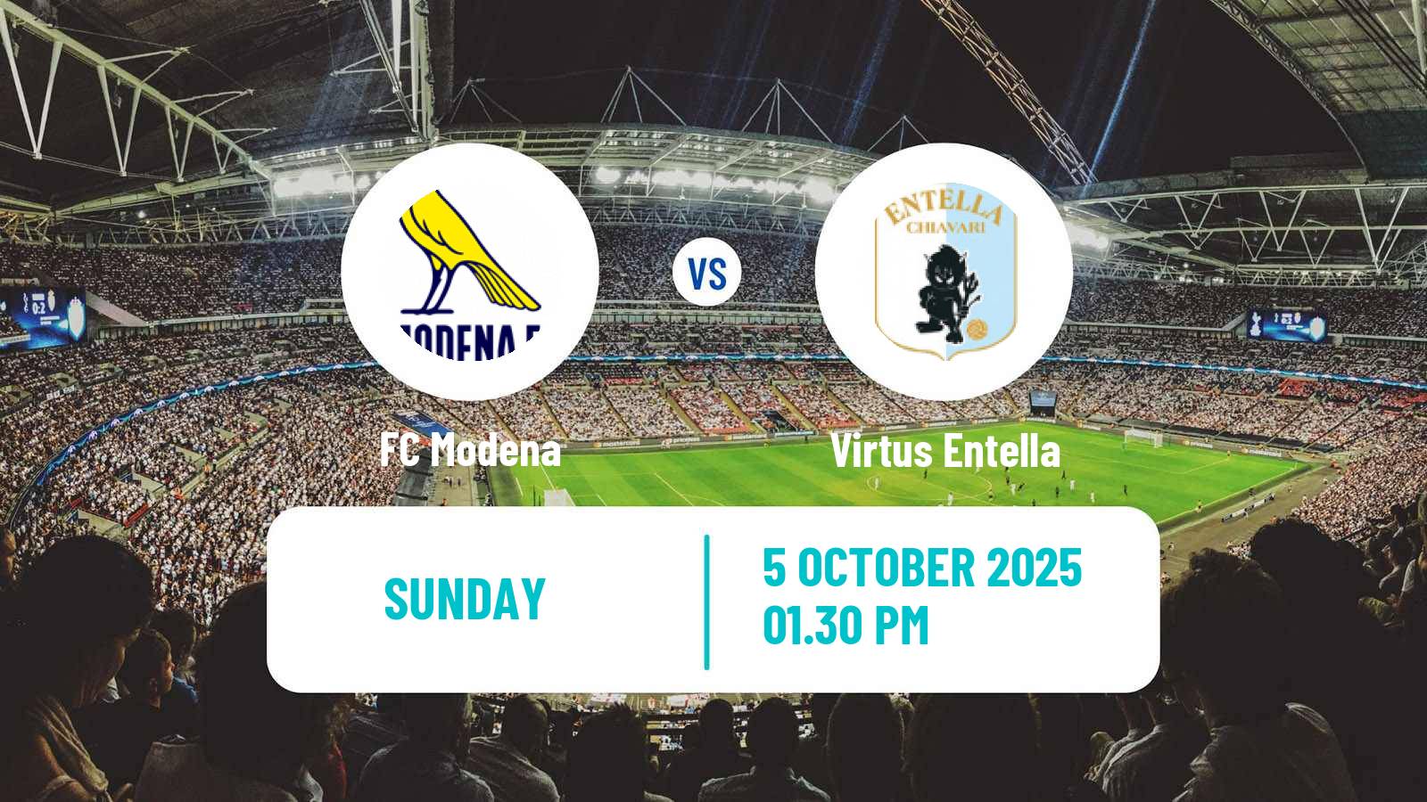 Football Italian Serie B Modena - Virtus Entella