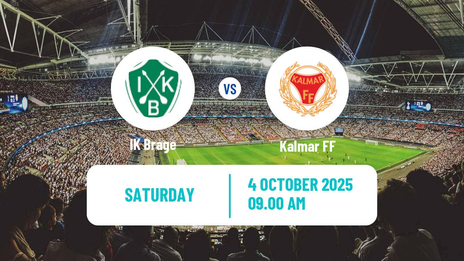 Football Swedish Superettan Brage - Kalmar