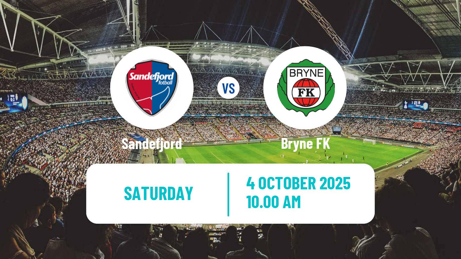 Football Norwegian Eliteserien Sandefjord - Bryne