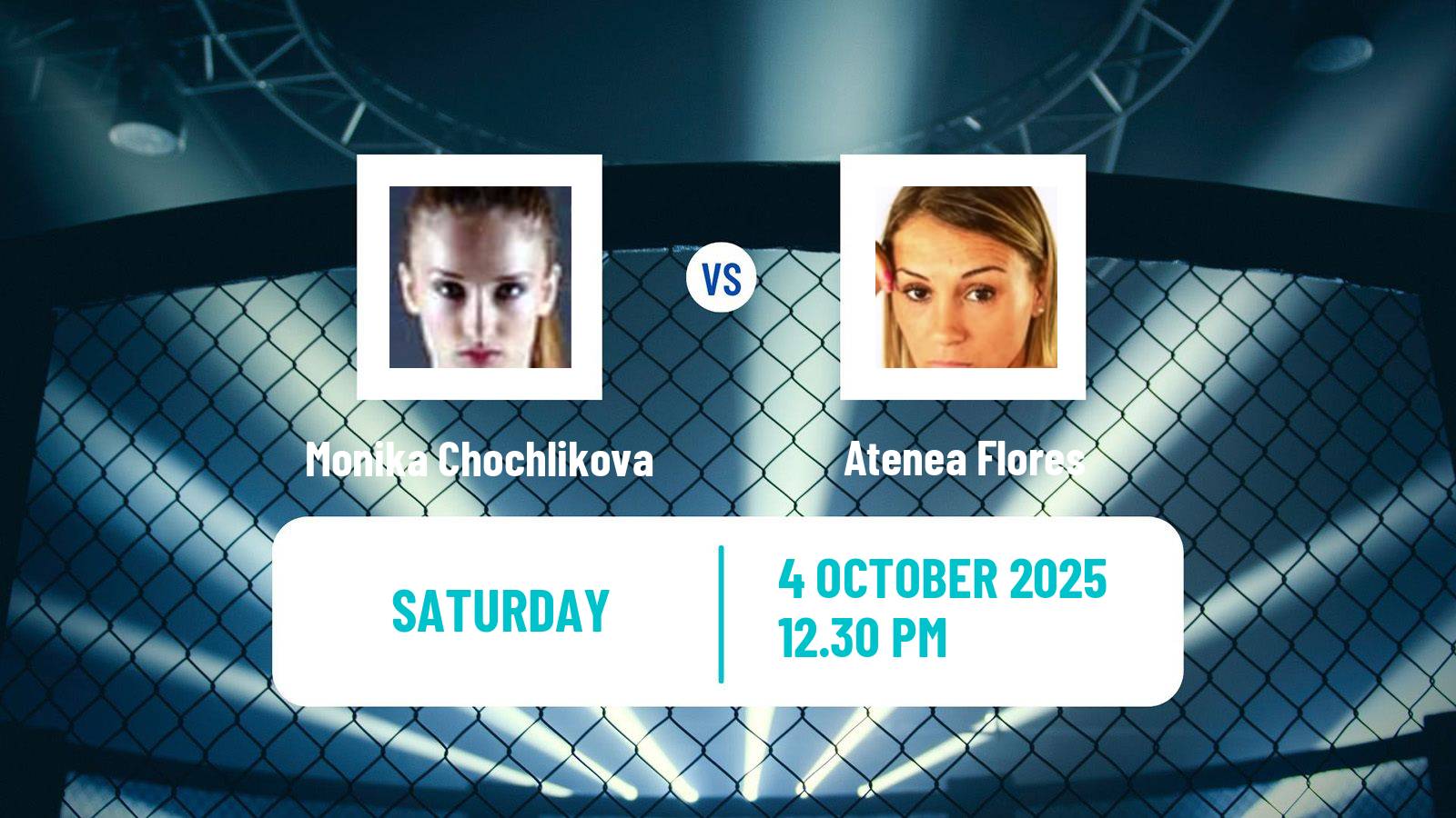 MMA Catchweight Oktagon Underground Women Monika Chochlikova - Atenea Flores