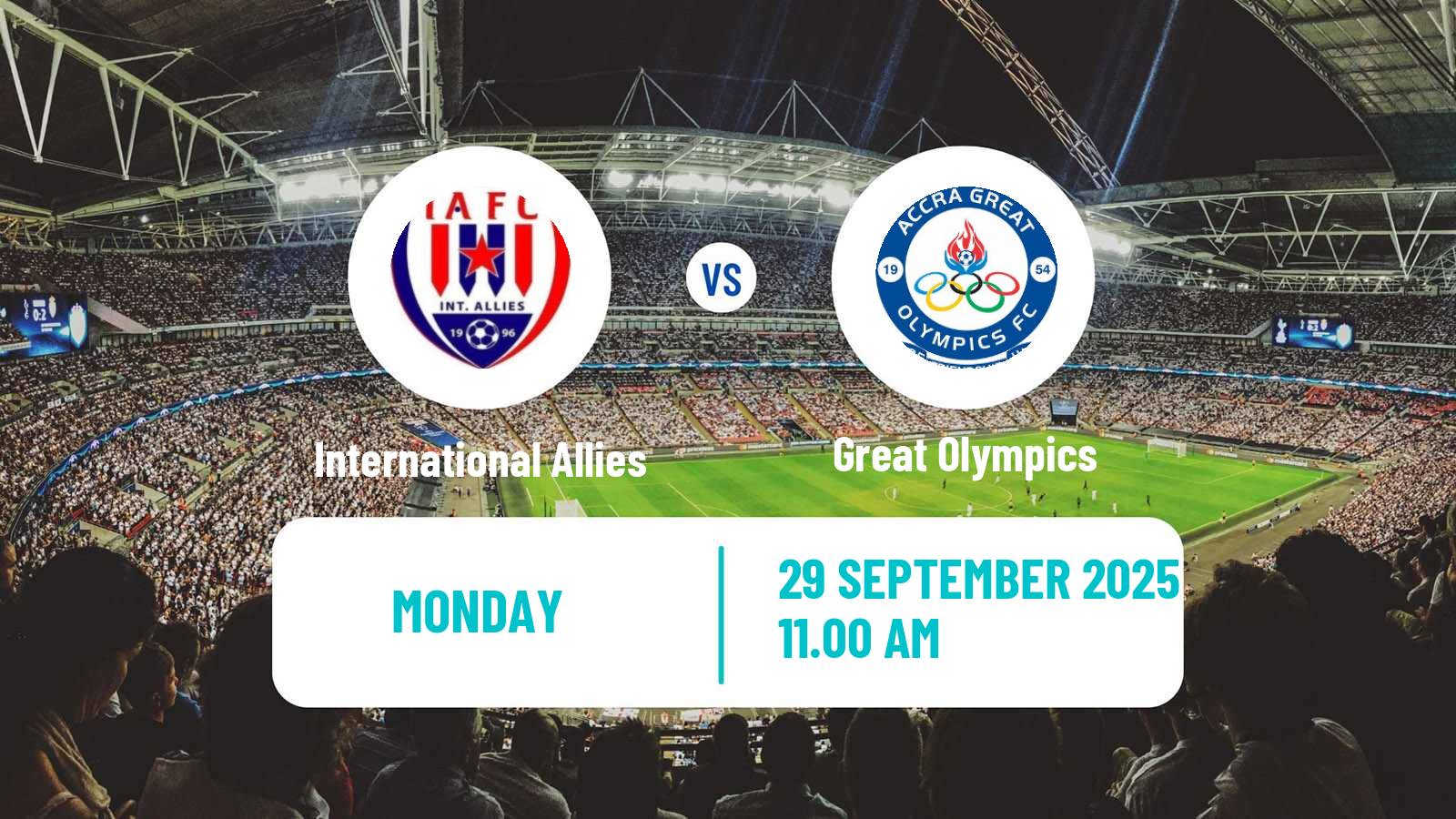 Football Ghanaian Division One League International Allies - Great Olympics