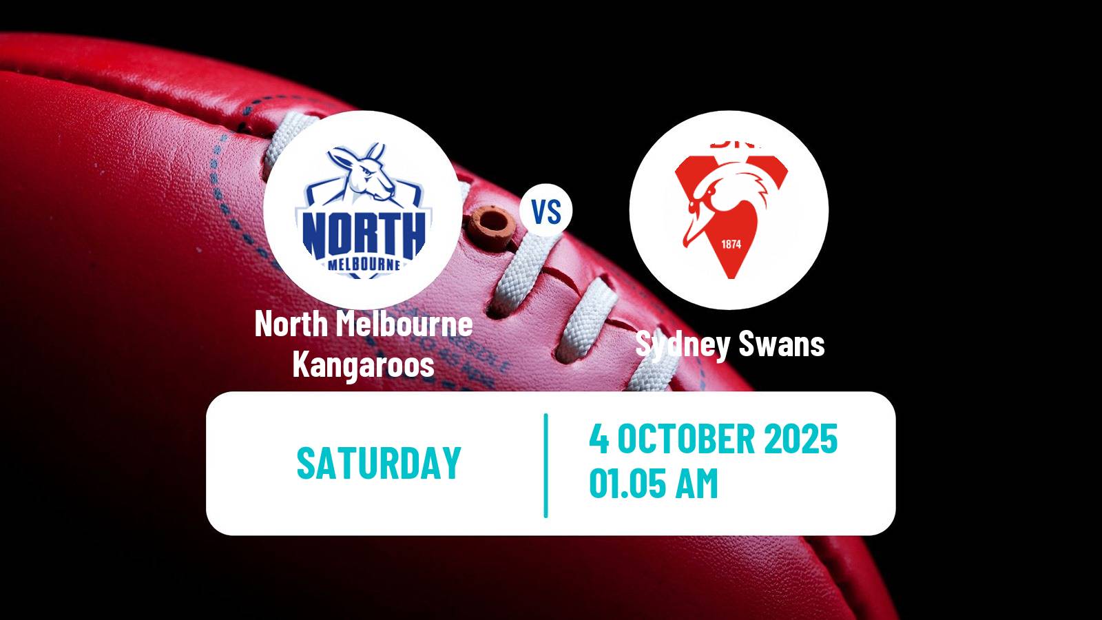 Aussie rules AFL Women North Melbourne Kangaroos - Sydney Swans